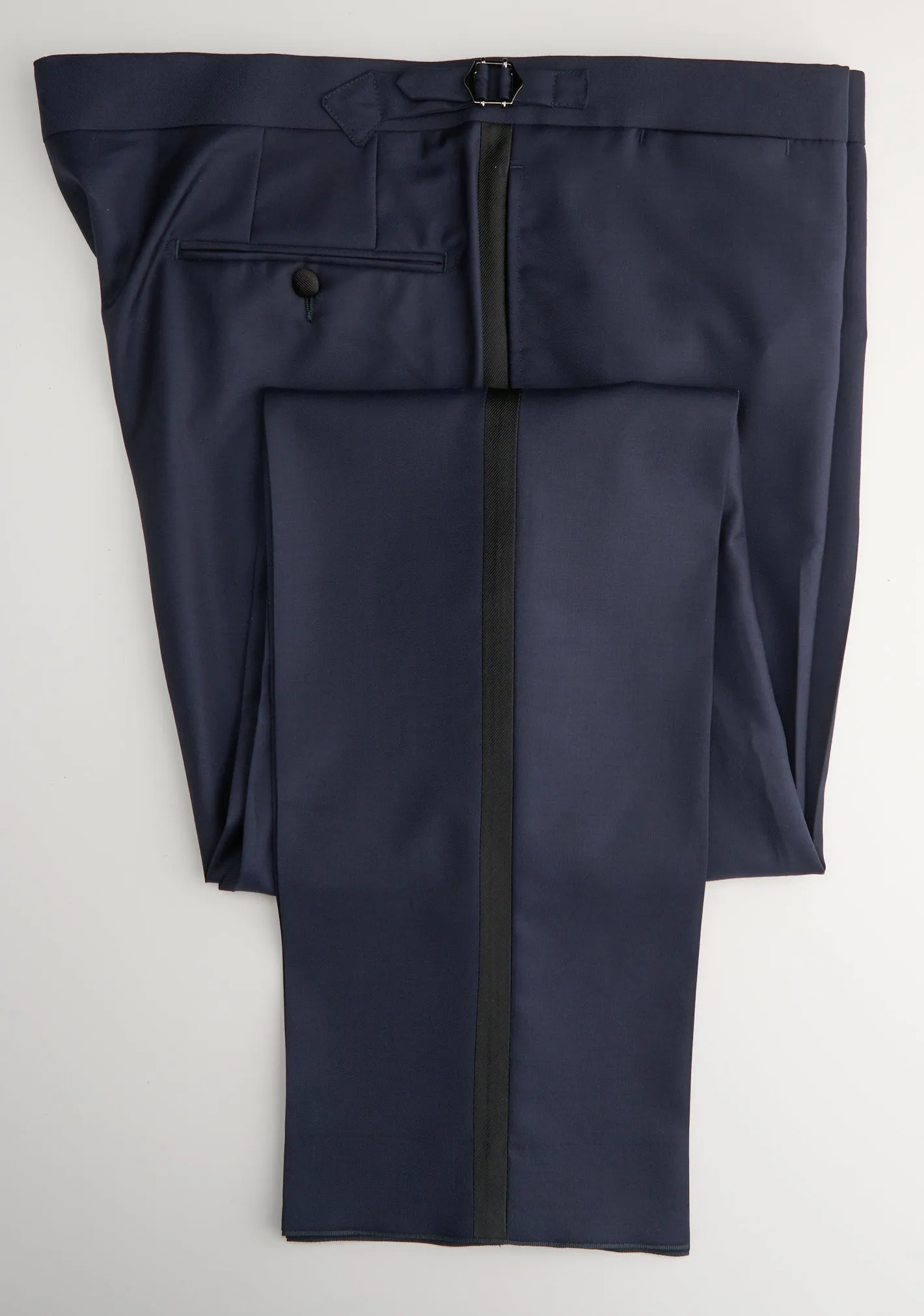 New Suitsupply Lazio Mid Blue Pure Wool Super 130s 3 Piece Tuxedo - Size 36R
