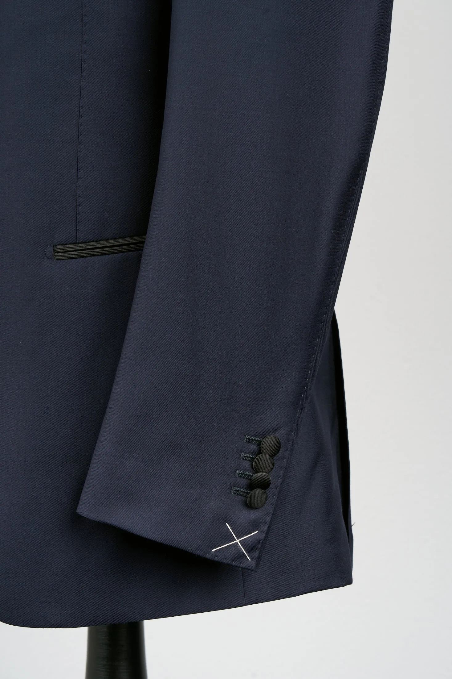 New Suitsupply Lazio Mid Blue Pure Wool Super 130s 3 Piece Tuxedo - Size 36R