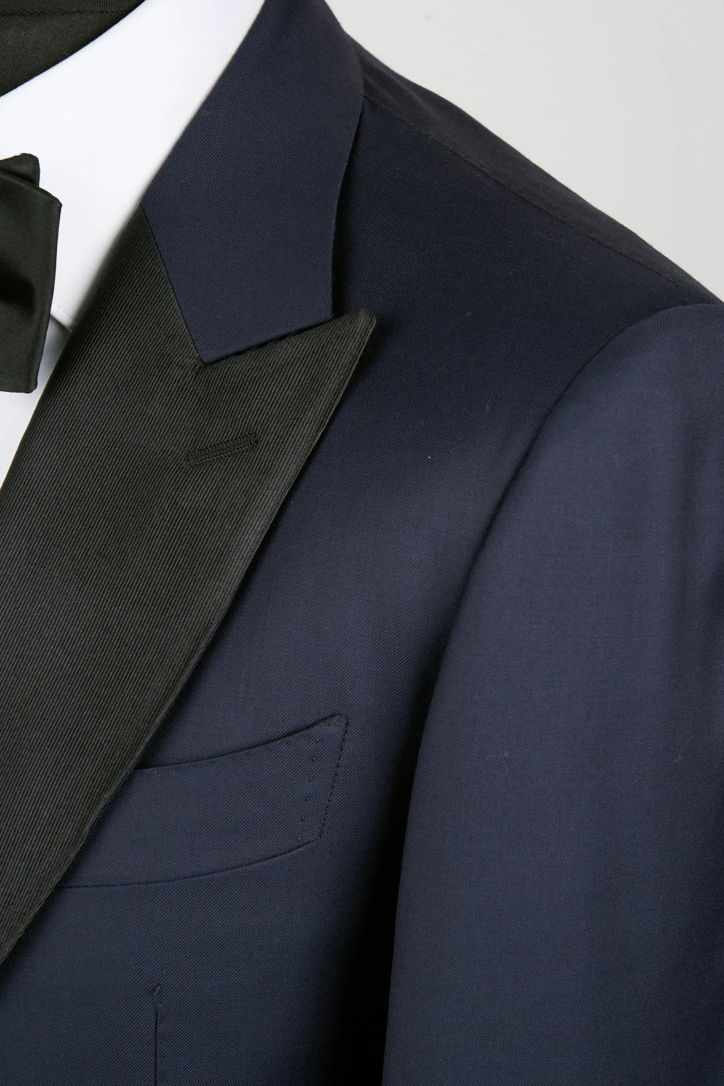 New Suitsupply Lazio Mid Blue Pure Wool Super 130s 3 Piece Tuxedo - Size 36R
