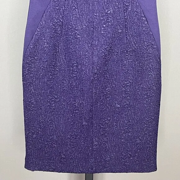 NEW Tahari Dress Womens 6 purple pencil sheath cocktail classic colorful