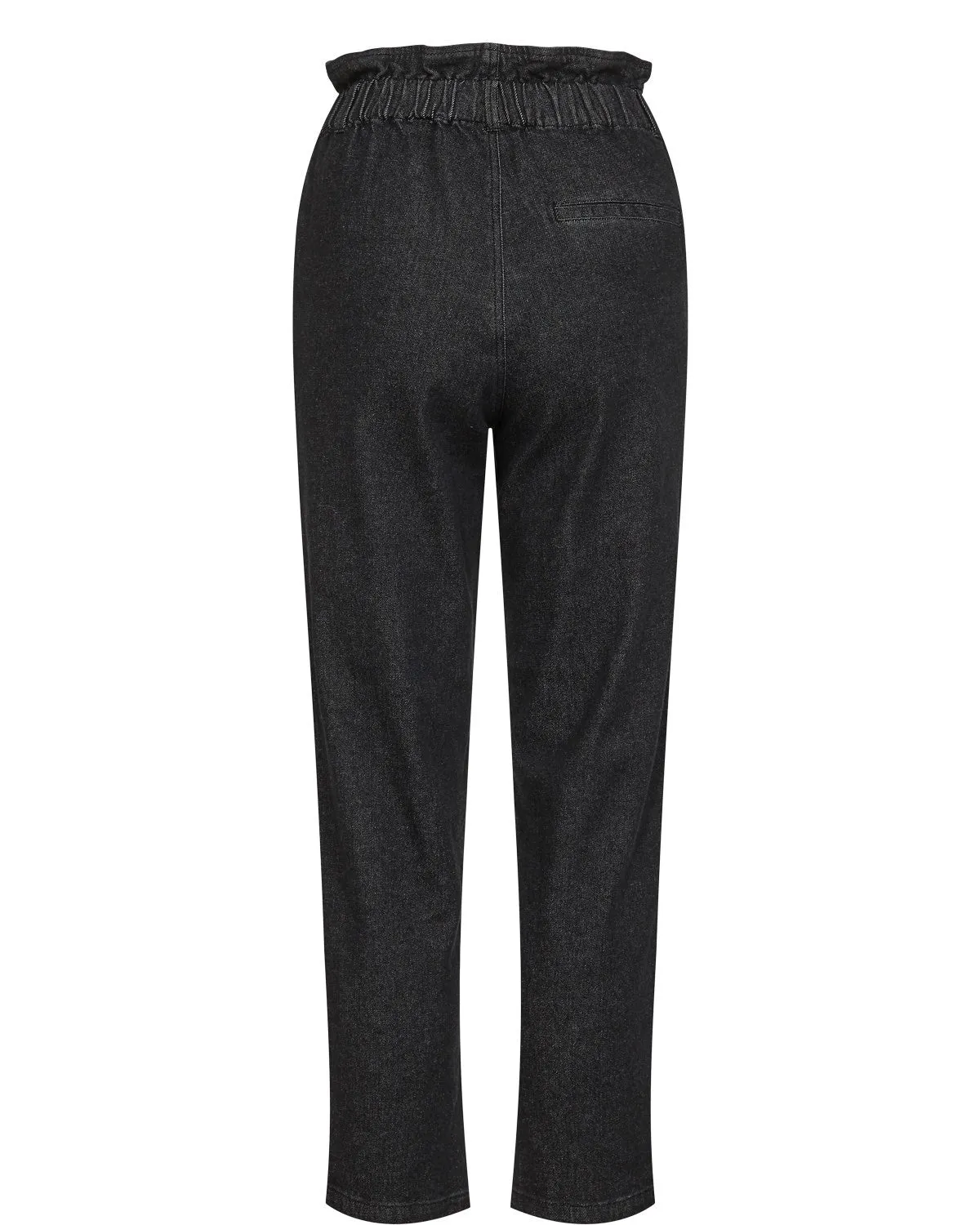 NUYLVA CROPPED PANTS - Dark Grey Denim