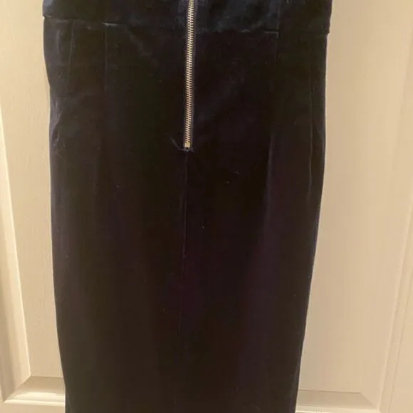 ❤️NWT APRICOT Navy Blue Velvet Cocktail Dress