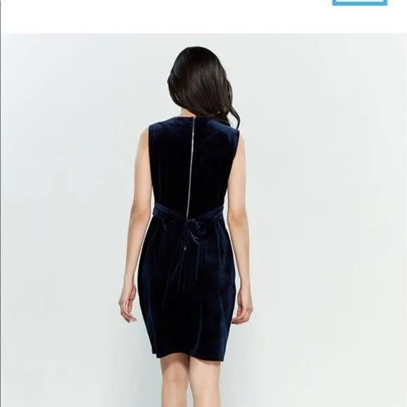 ❤️NWT APRICOT Navy Blue Velvet Cocktail Dress