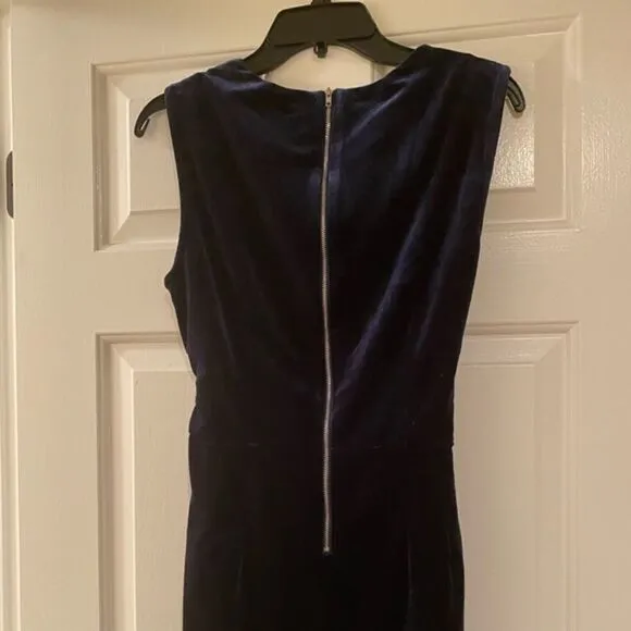 ❤️NWT APRICOT Navy Blue Velvet Cocktail Dress