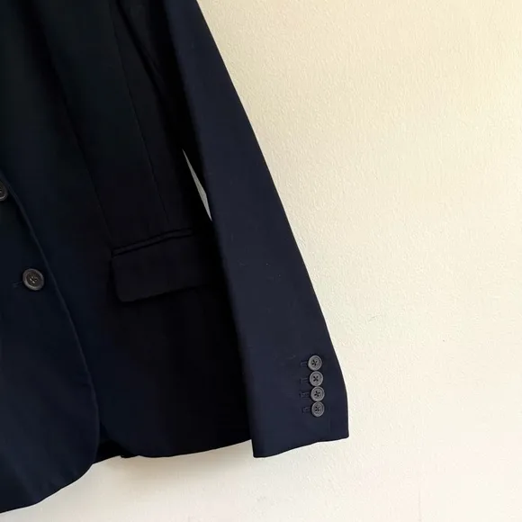 NWT J.Crew schoolboy Blazer Womens 1035 Navy Two Button Front Superfine Cotton 4