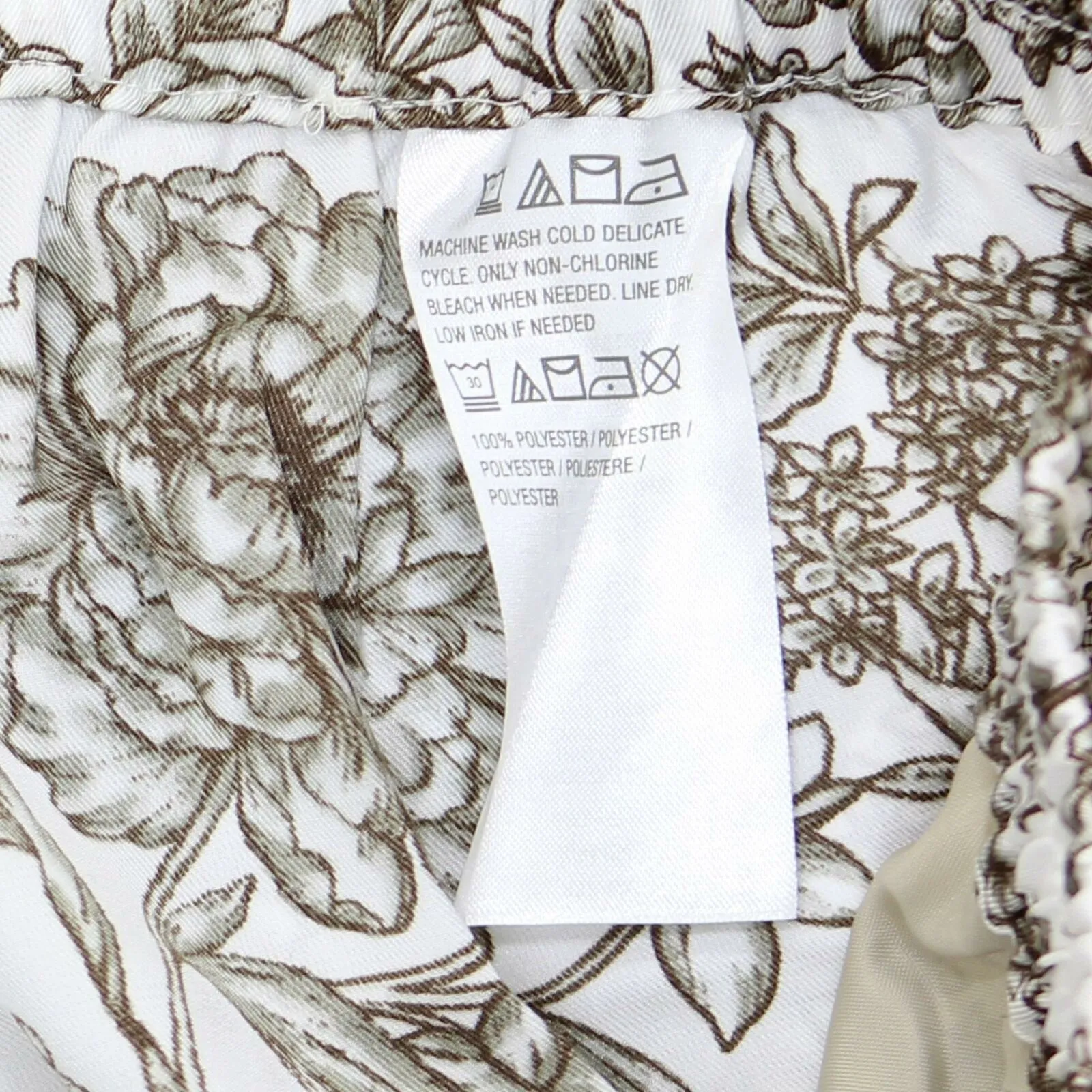 NWT Susan Graver Petite Woven Twin-Print Wide Leg Pants. A377206 PM