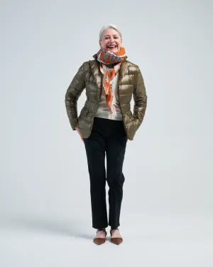 nylon ultralight fitted blazer