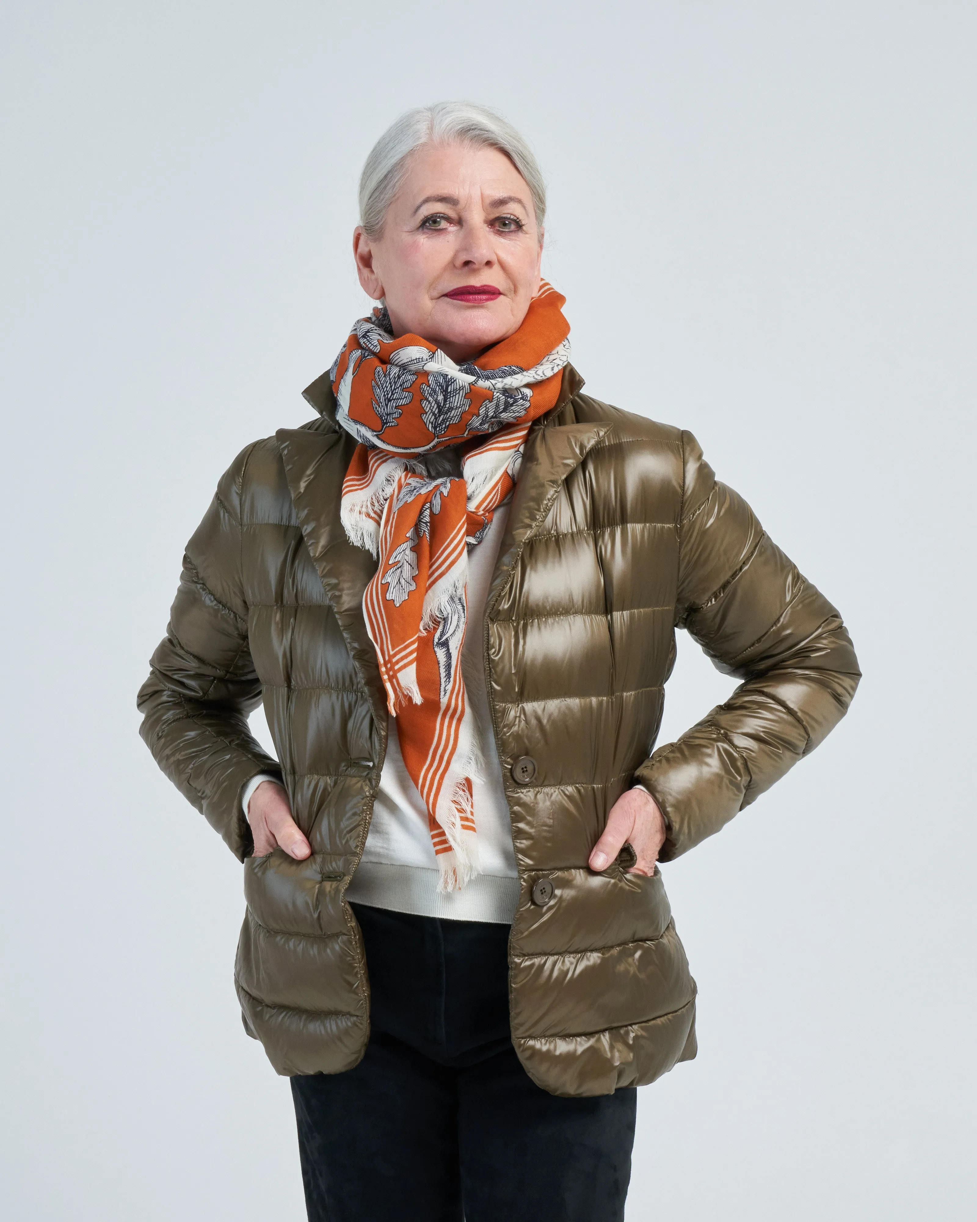 nylon ultralight fitted blazer