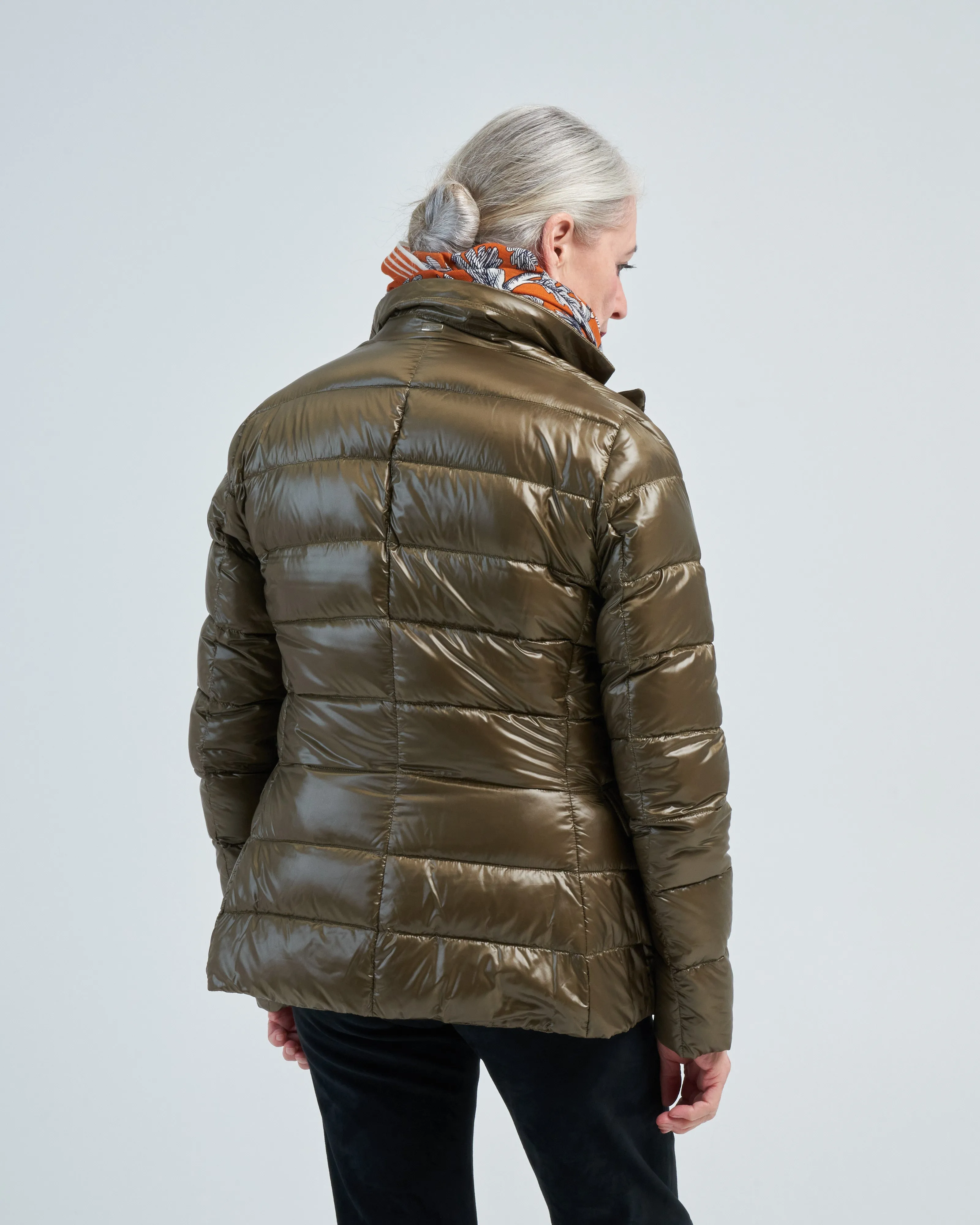 nylon ultralight fitted blazer