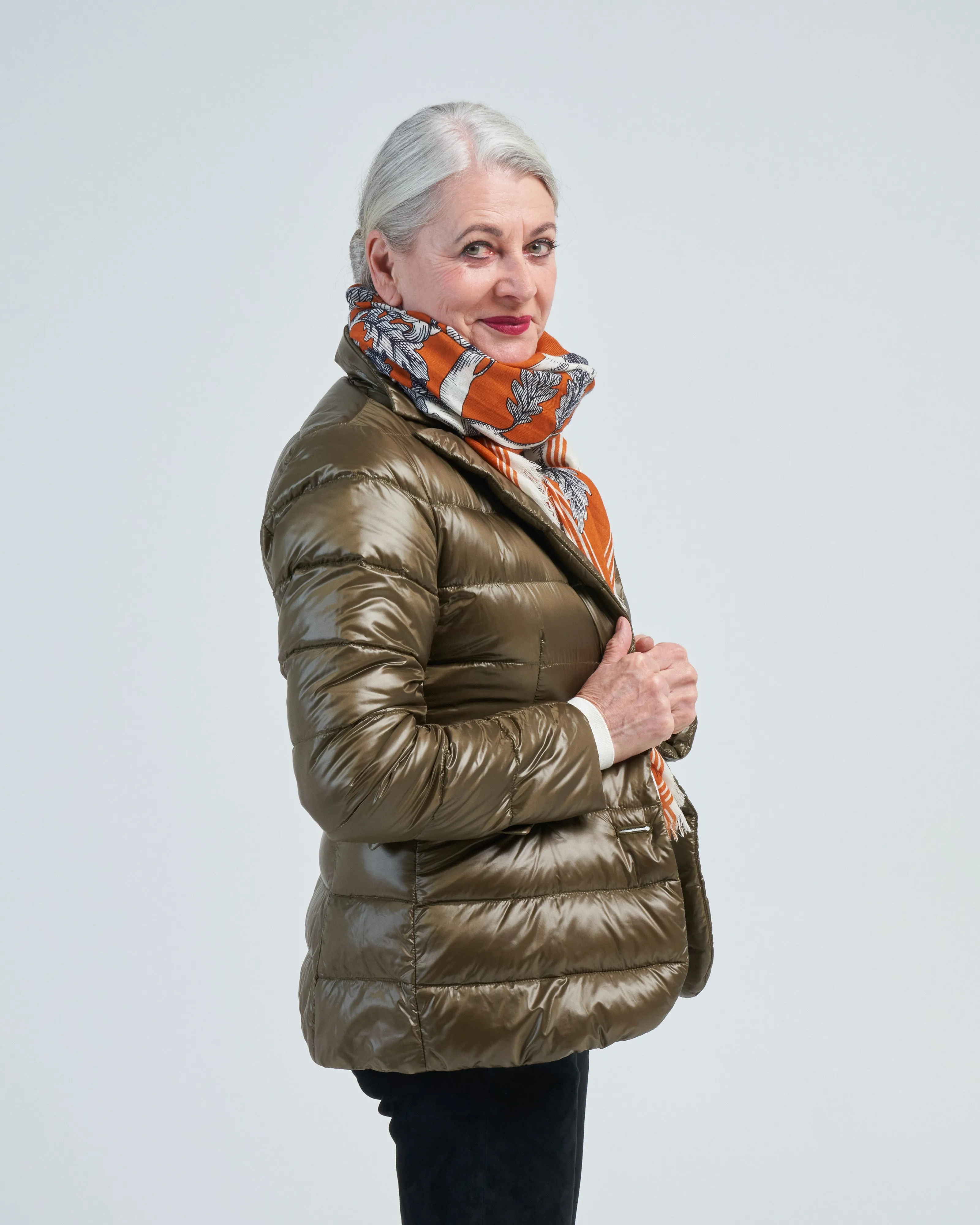 nylon ultralight fitted blazer