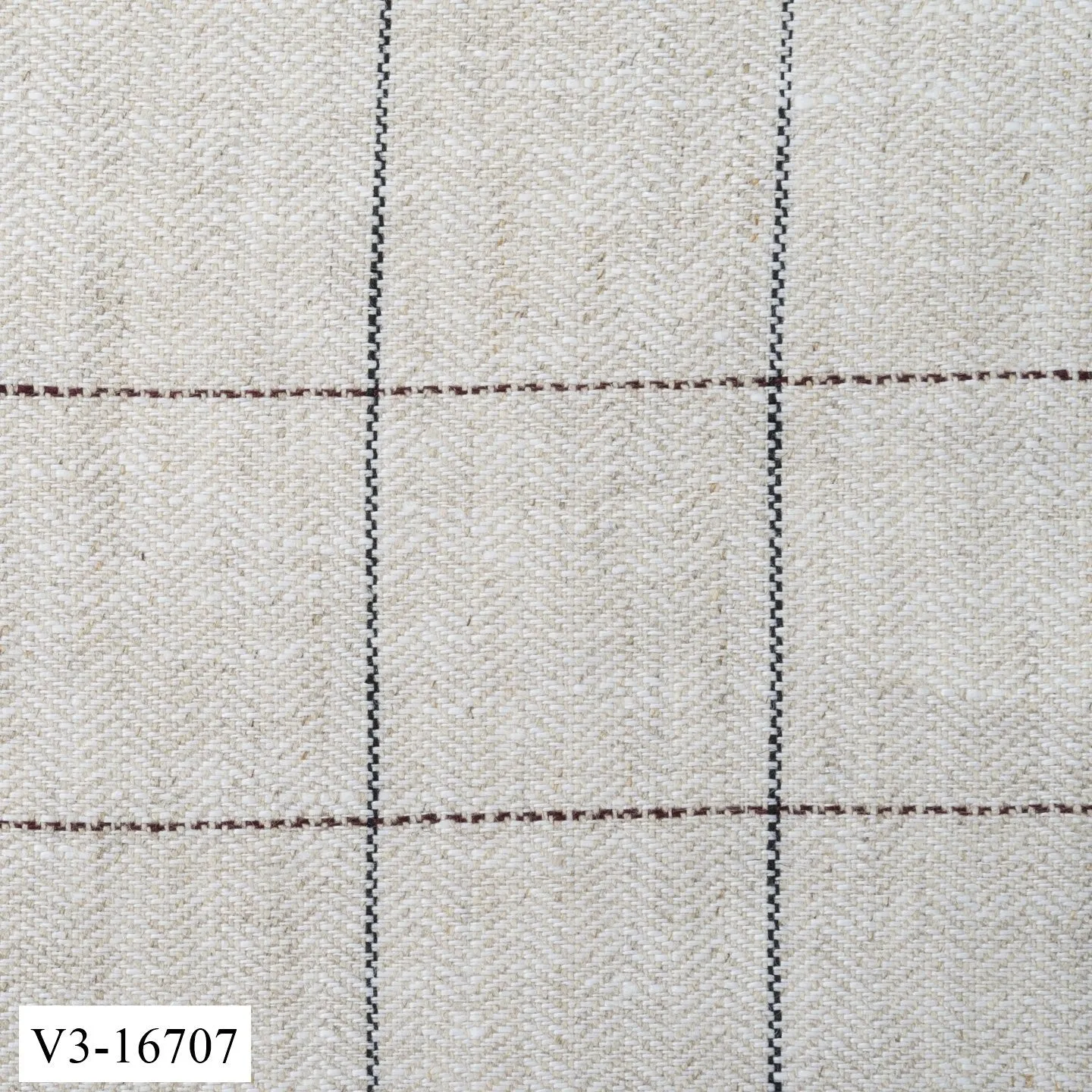 Off White with Dark Windowpane Jacket