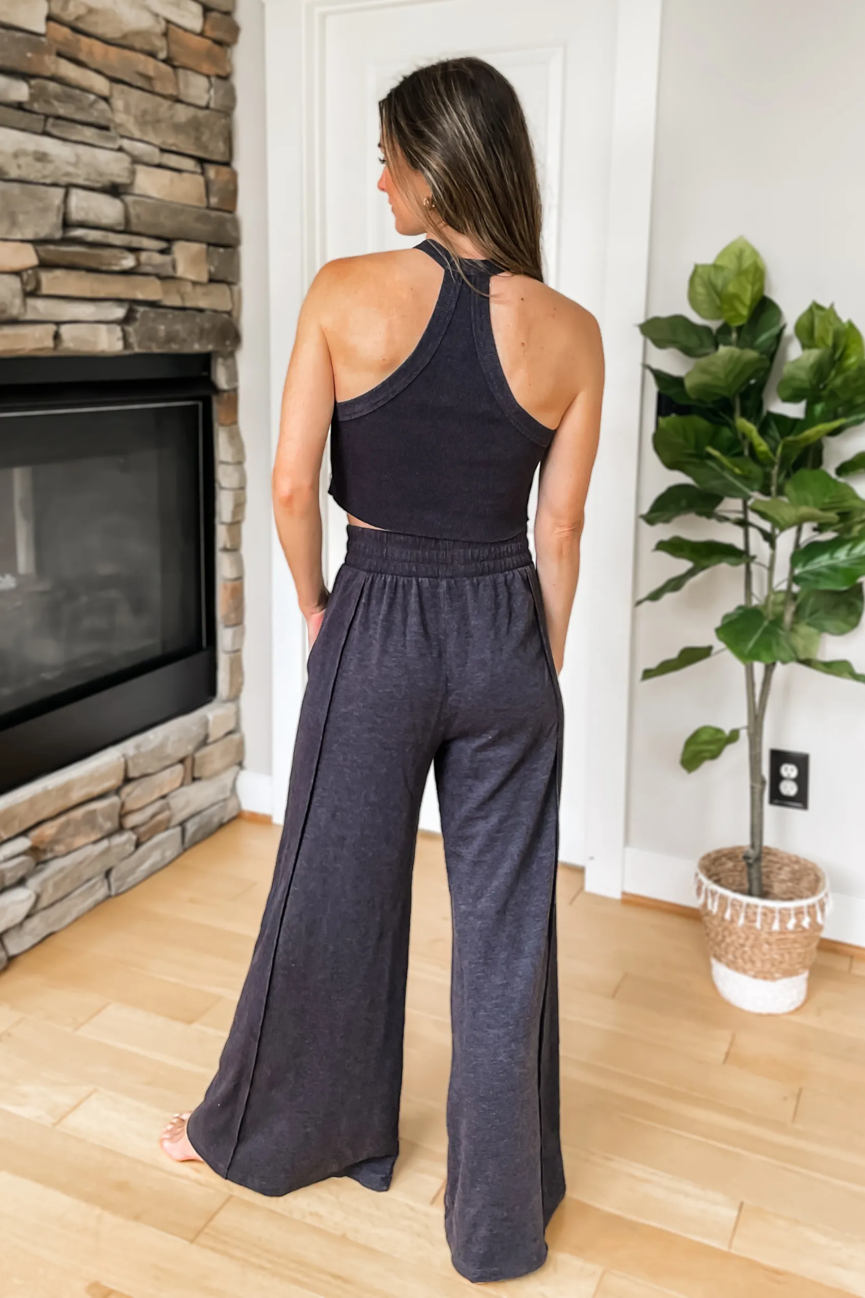 On The Go Lounge Set - Charcoal
