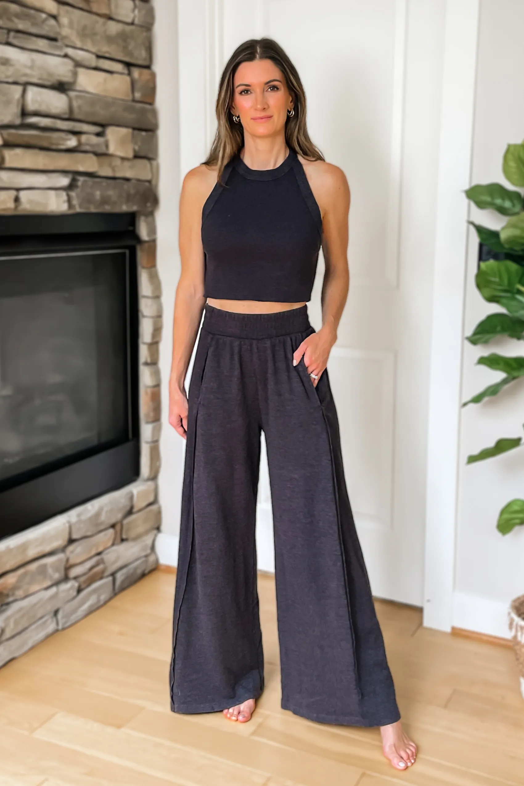 On The Go Lounge Set - Charcoal