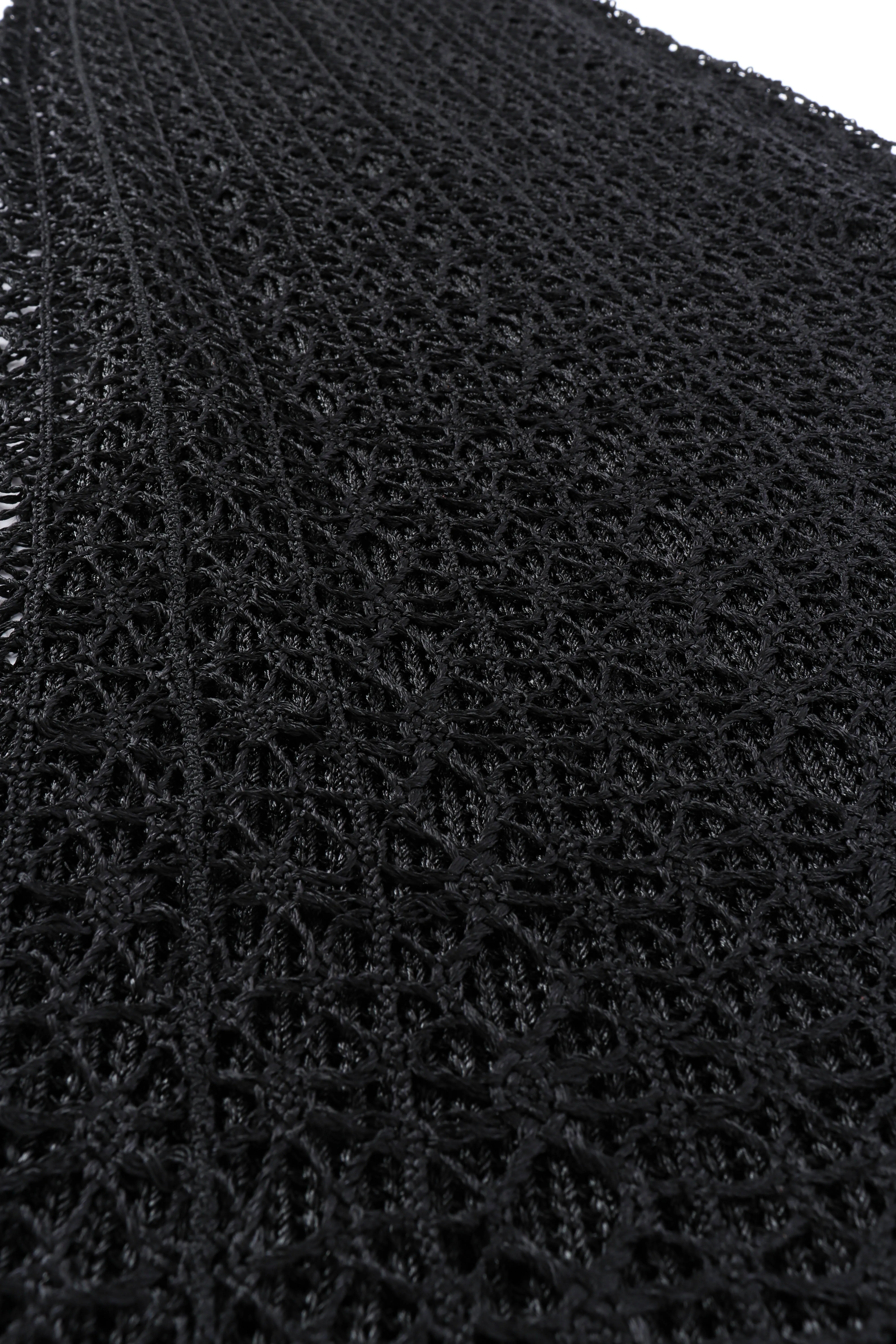 Open Knit Crochet Dress