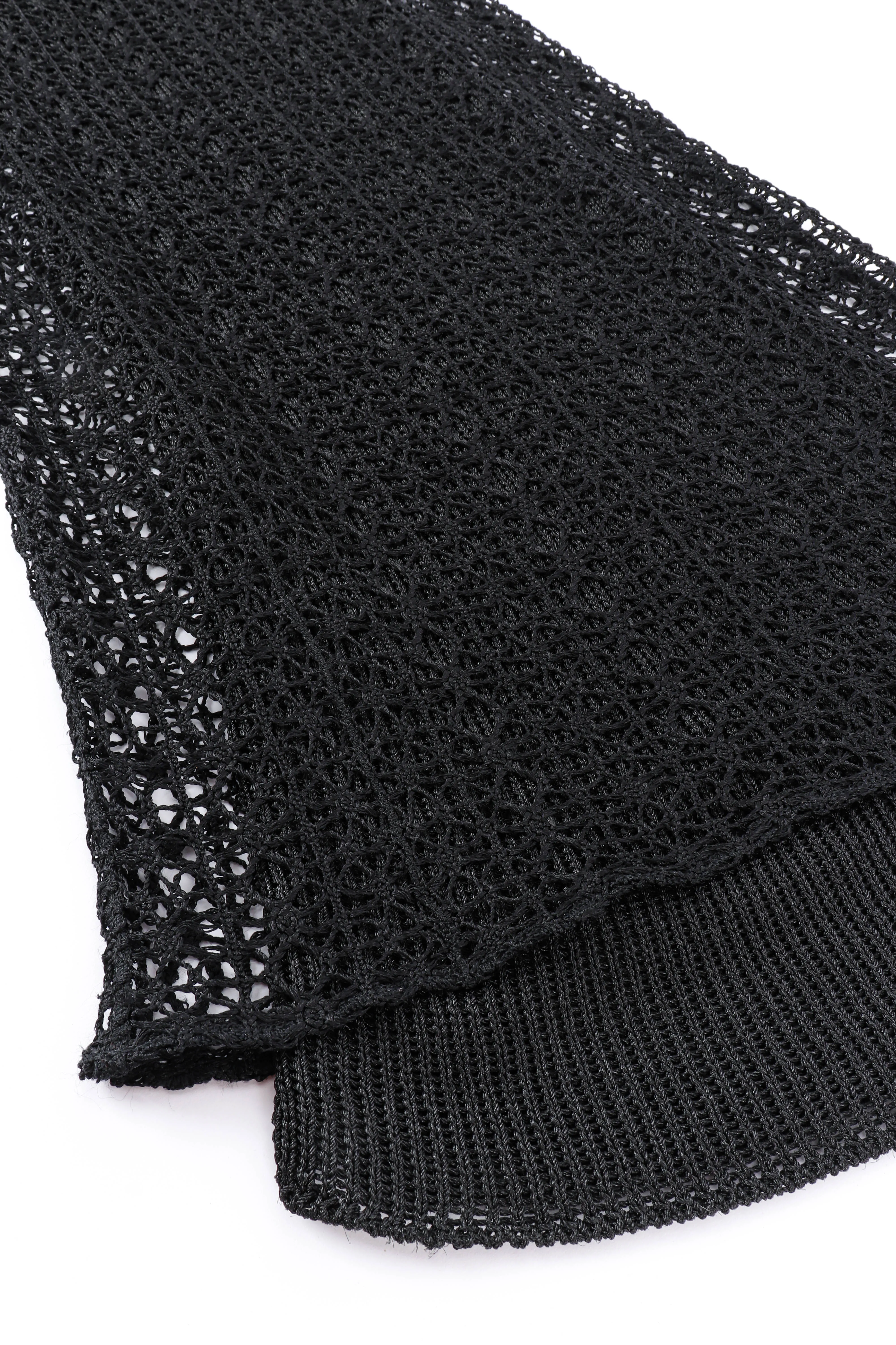 Open Knit Crochet Dress