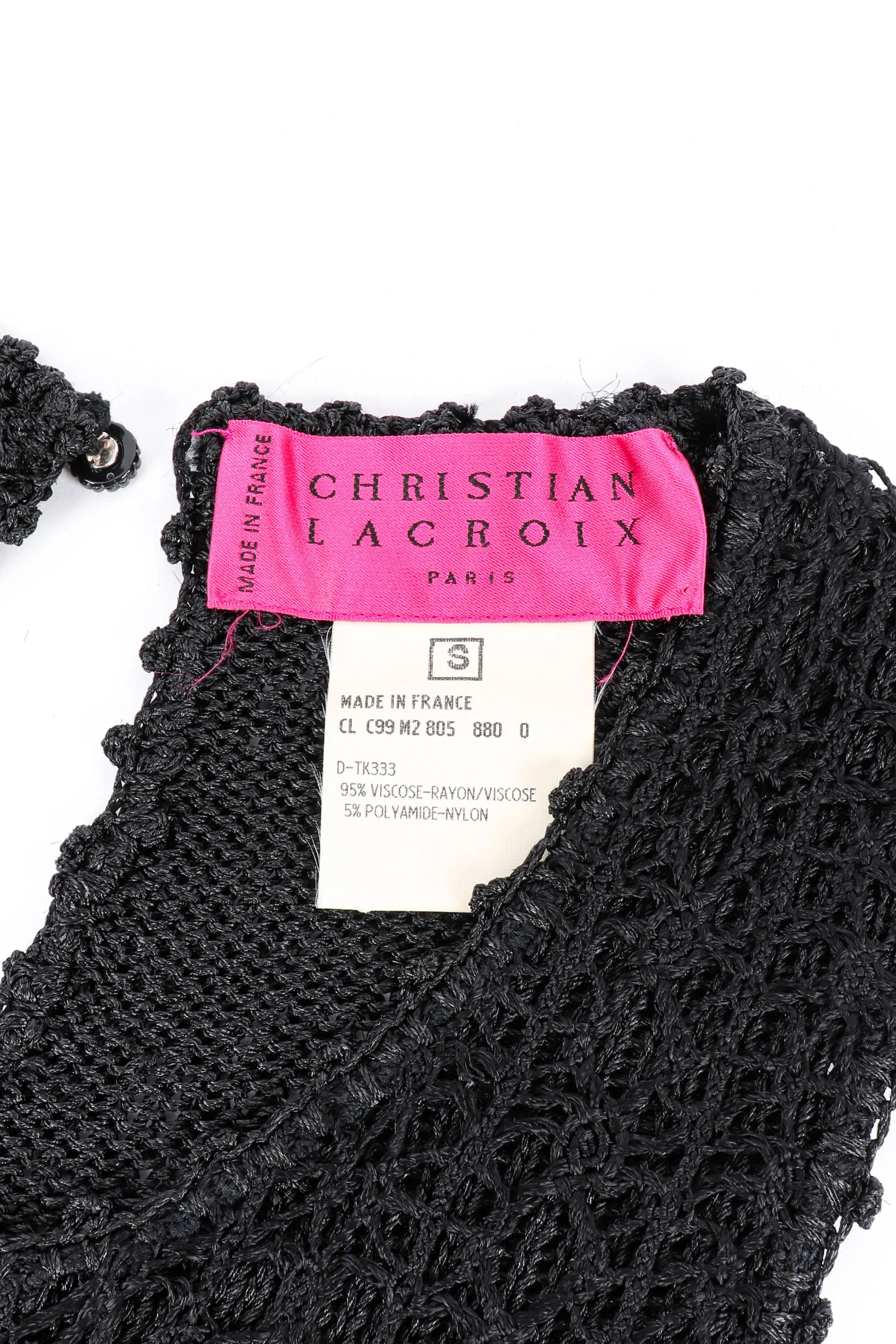 Open Knit Crochet Dress