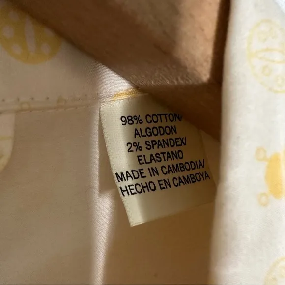 Original Penguin | Yellow Ladybug One Button Fitted Blazer Size 6