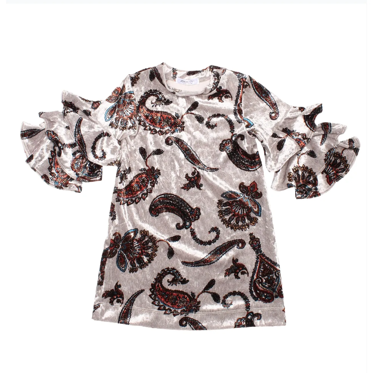 Penelope Velvet Dress | Paisley