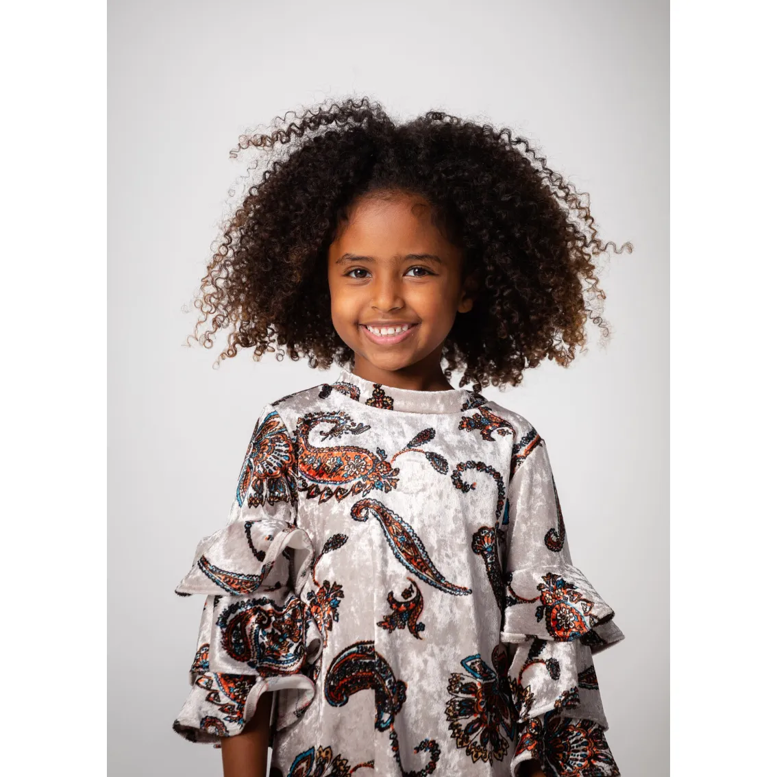 Penelope Velvet Dress | Paisley