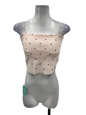 Pink Polka Dot Cami Top