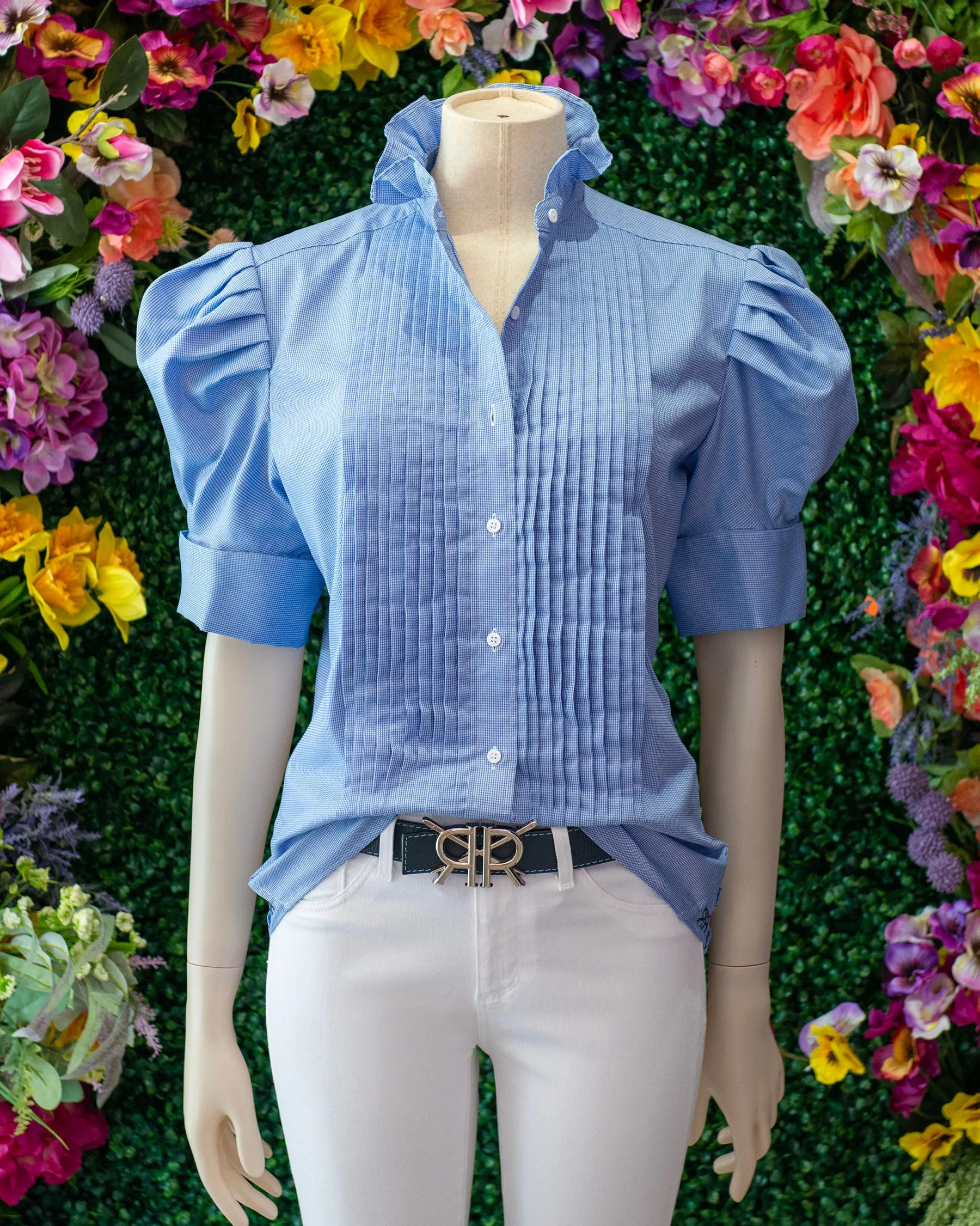 Pleated Tuxedo Ruffles