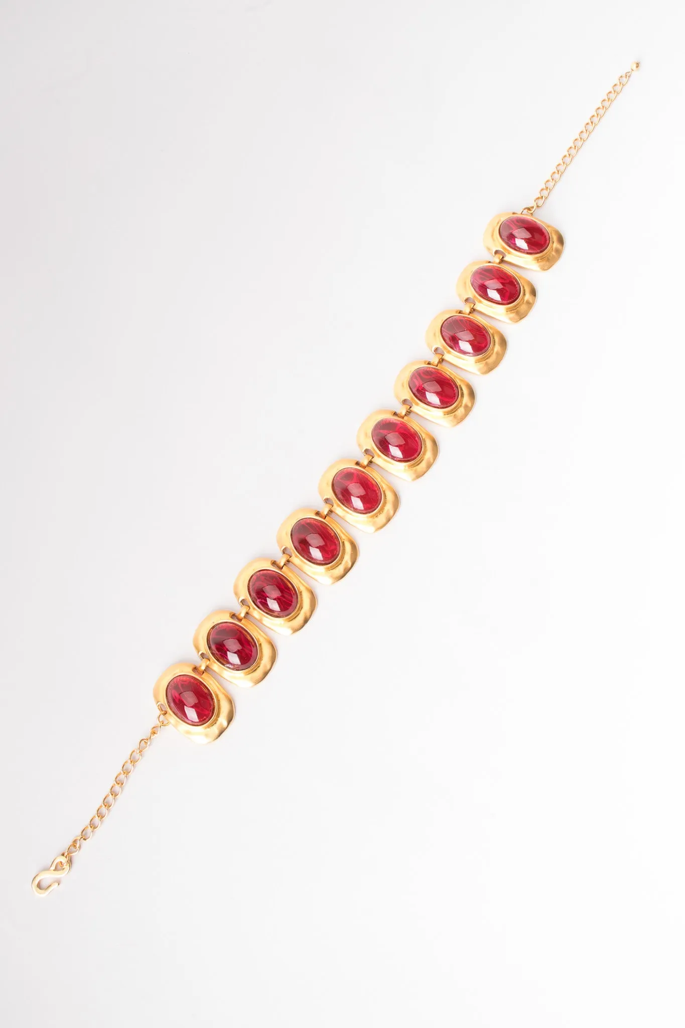 Polished Glass Cabochon Collar