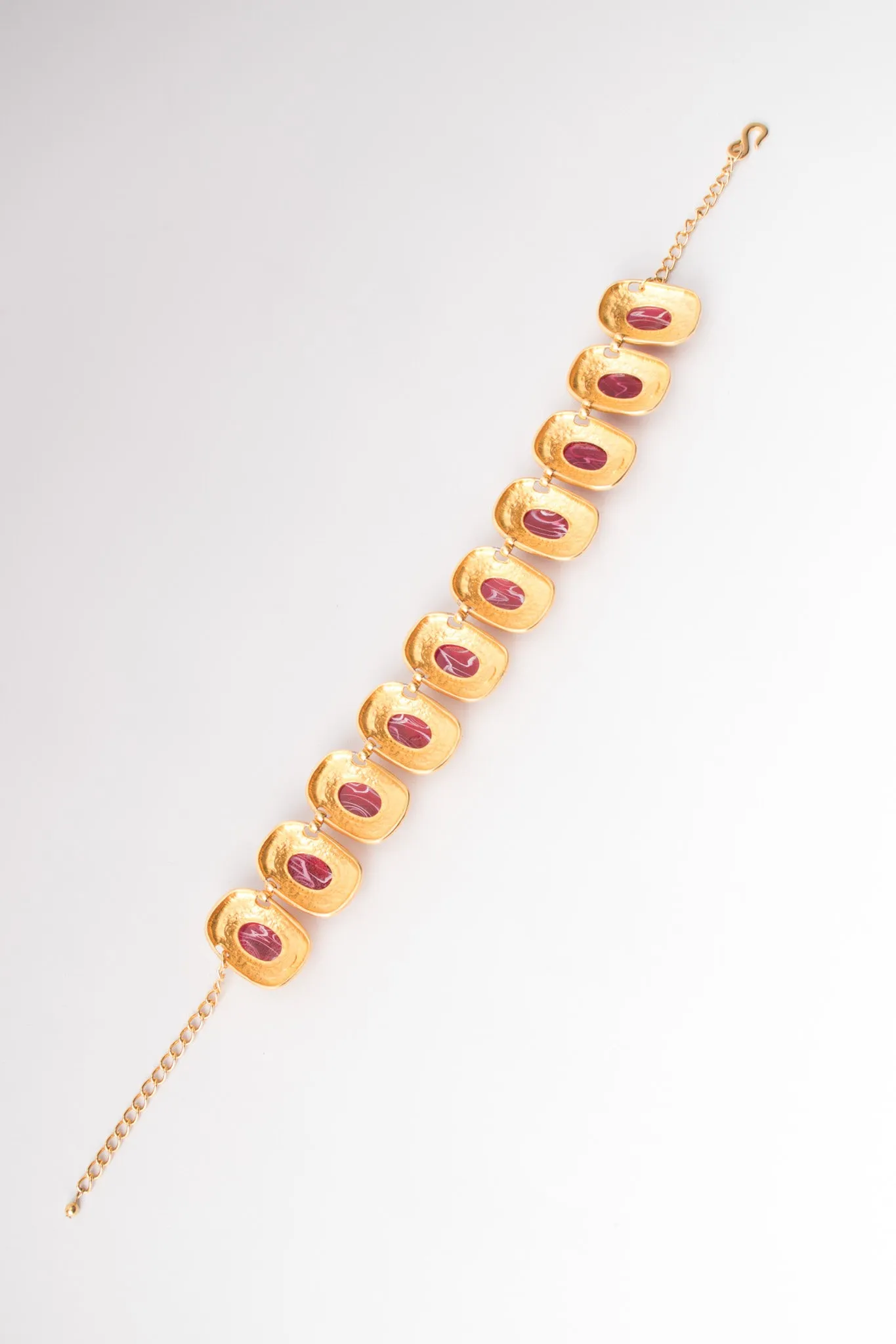 Polished Glass Cabochon Collar