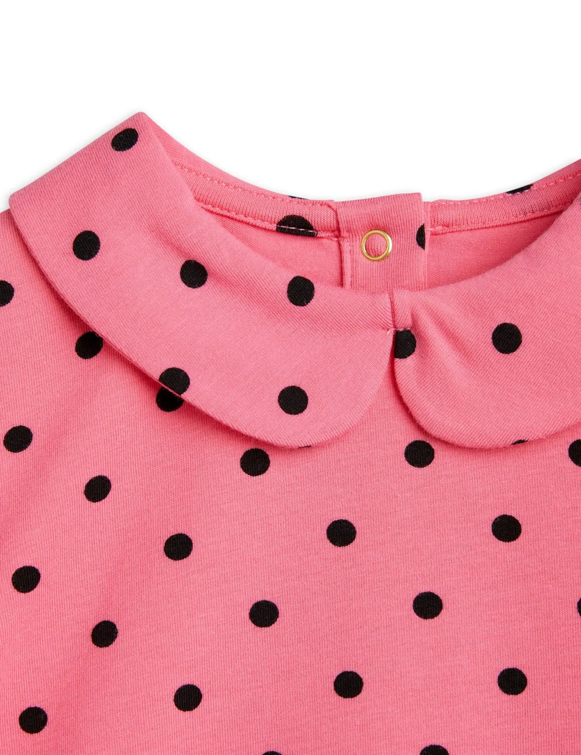 Polka Dot Collar Tee by Mini Rodini