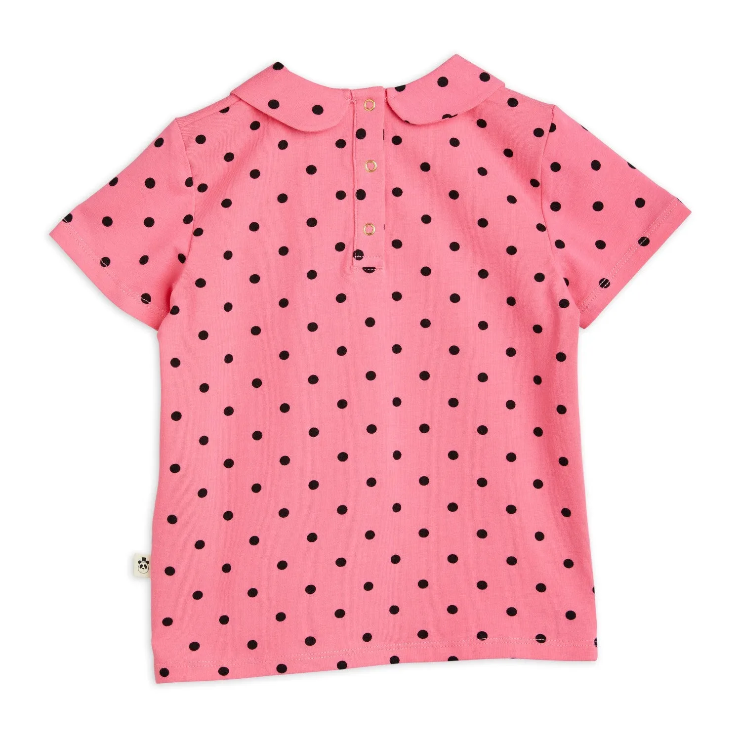 Polka Dot Collar Tee by Mini Rodini