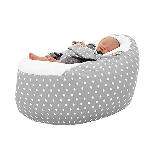 Polka Dot Gaga  Baby to Junior Beanbag (Baby Blue): Amazon.co.uk: Baby