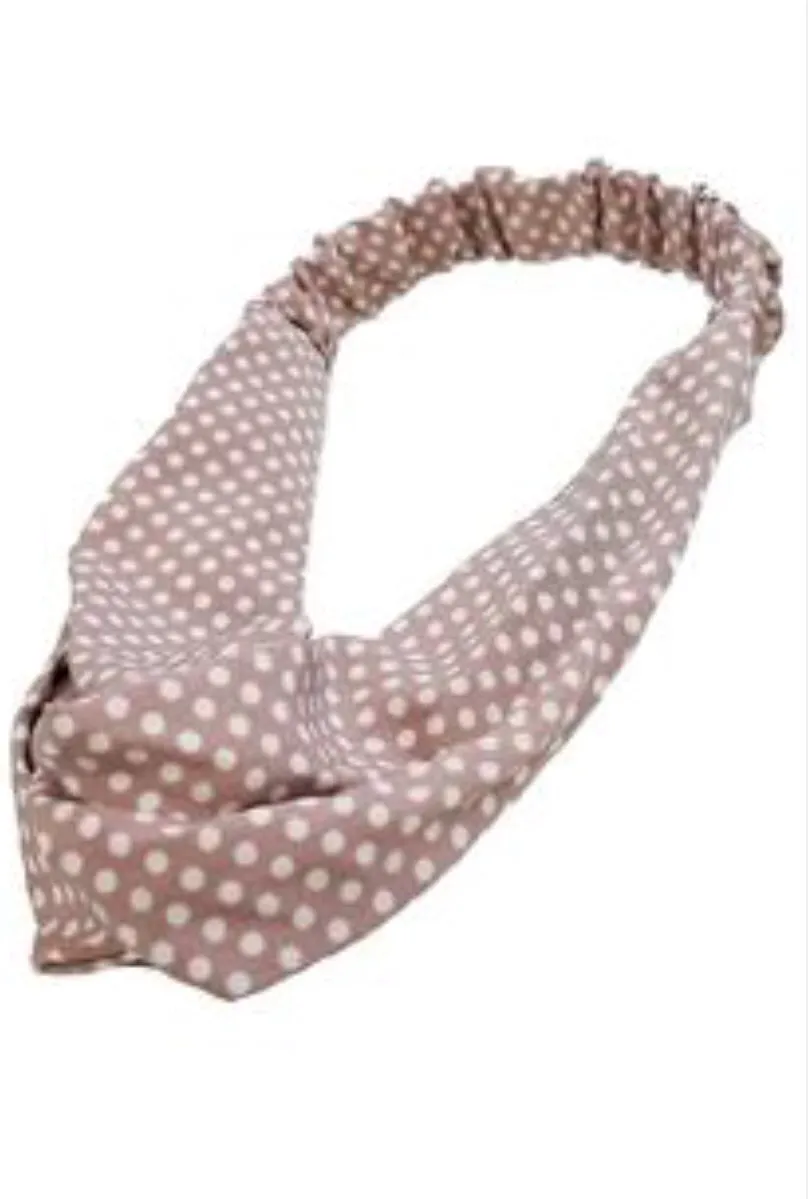 Polka dot headband