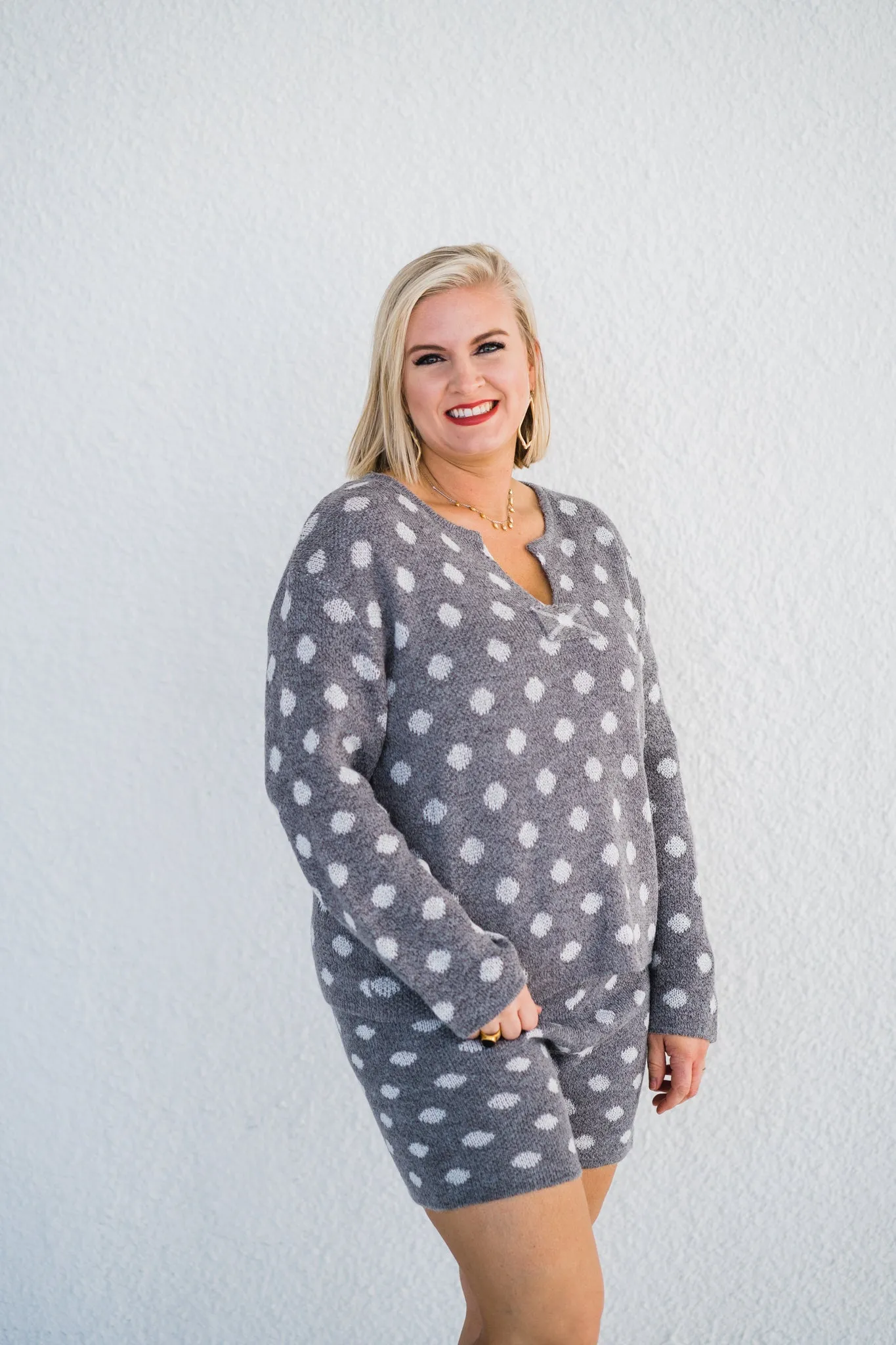 Polka Dot Lounge Shorts