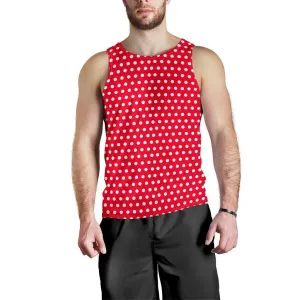 Polka Dot Tank - Red