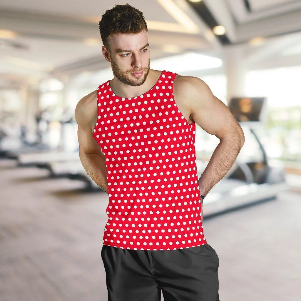 Polka Dot Tank - Red