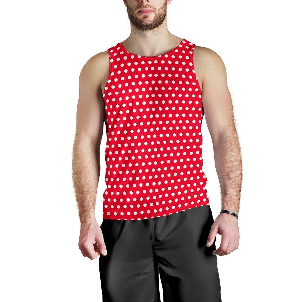 Polka Dot Tank - Red