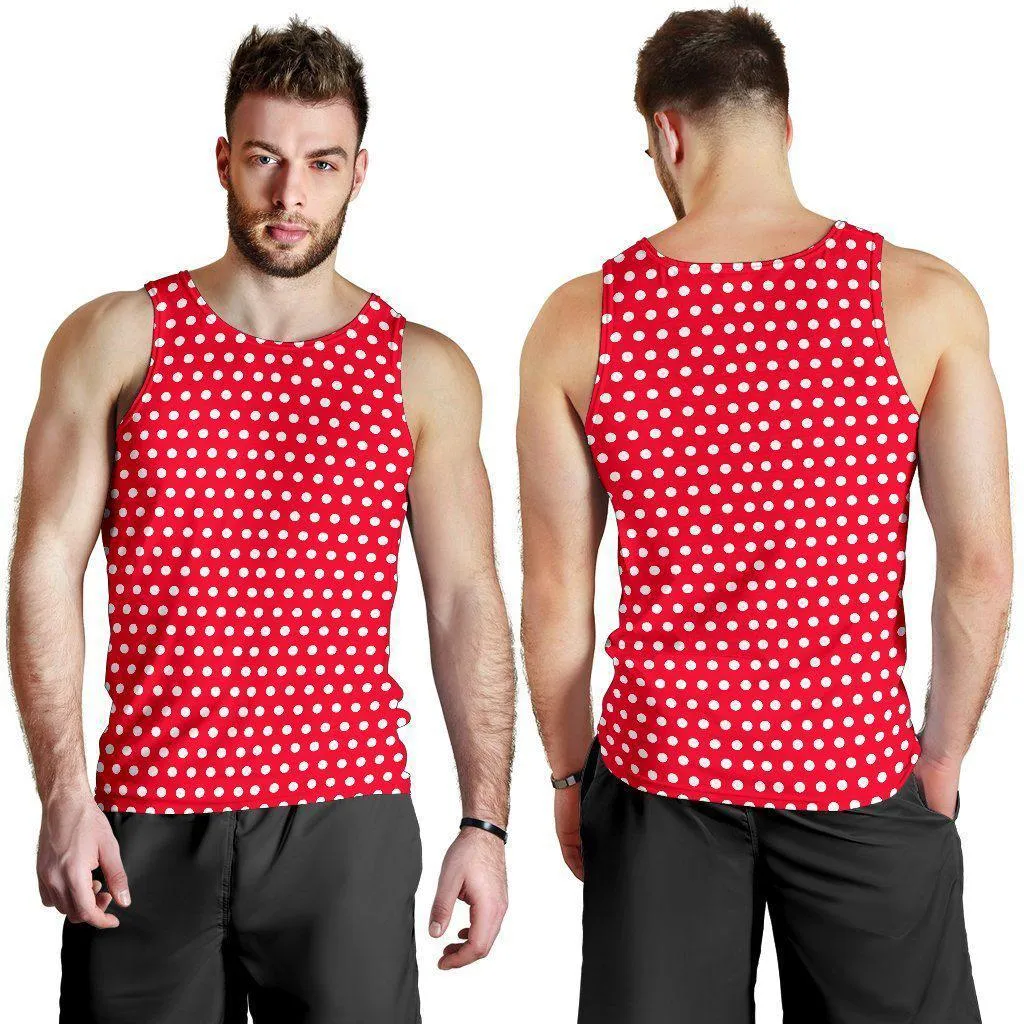 Polka Dot Tank - Red