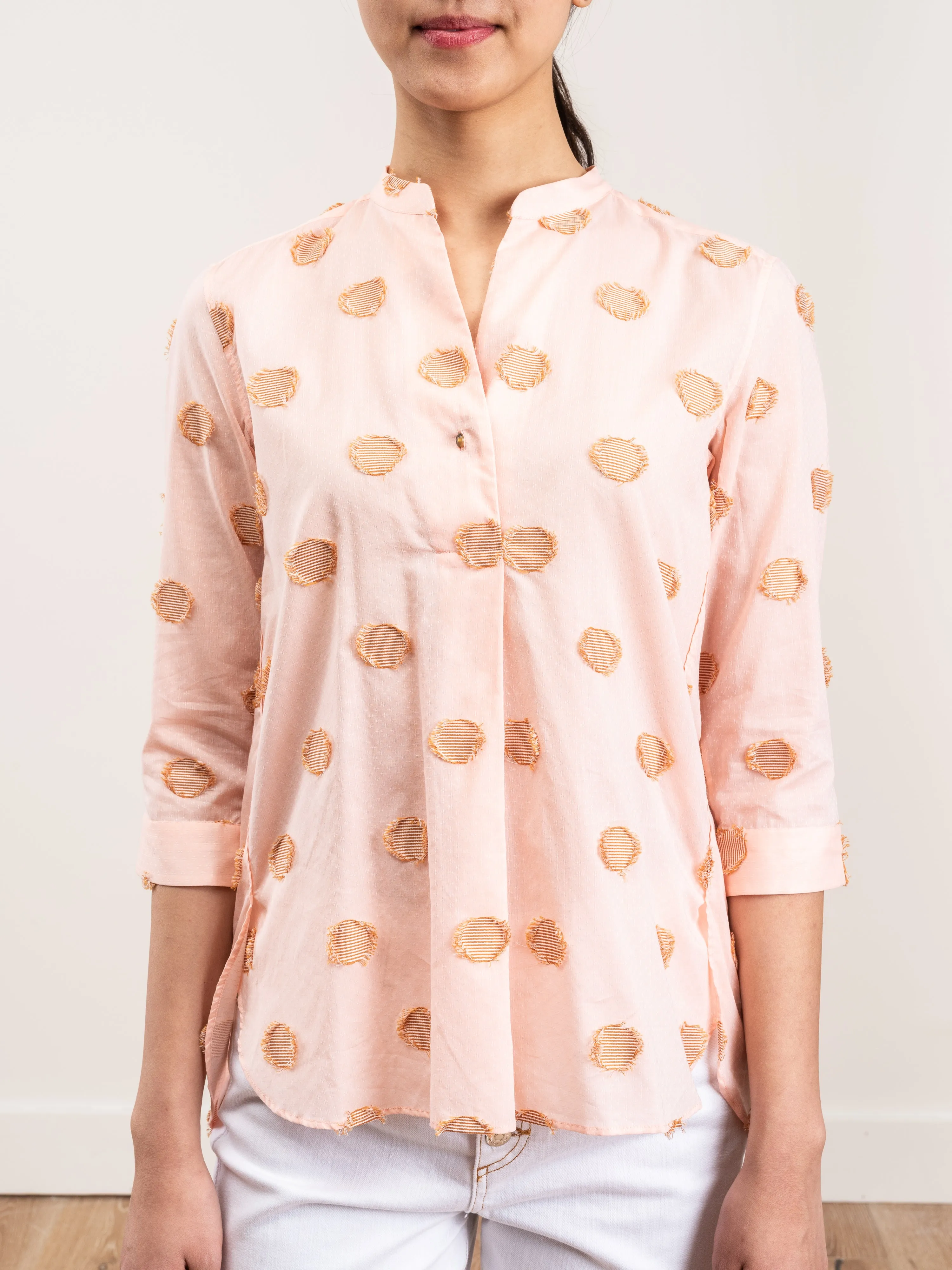 polka dot top