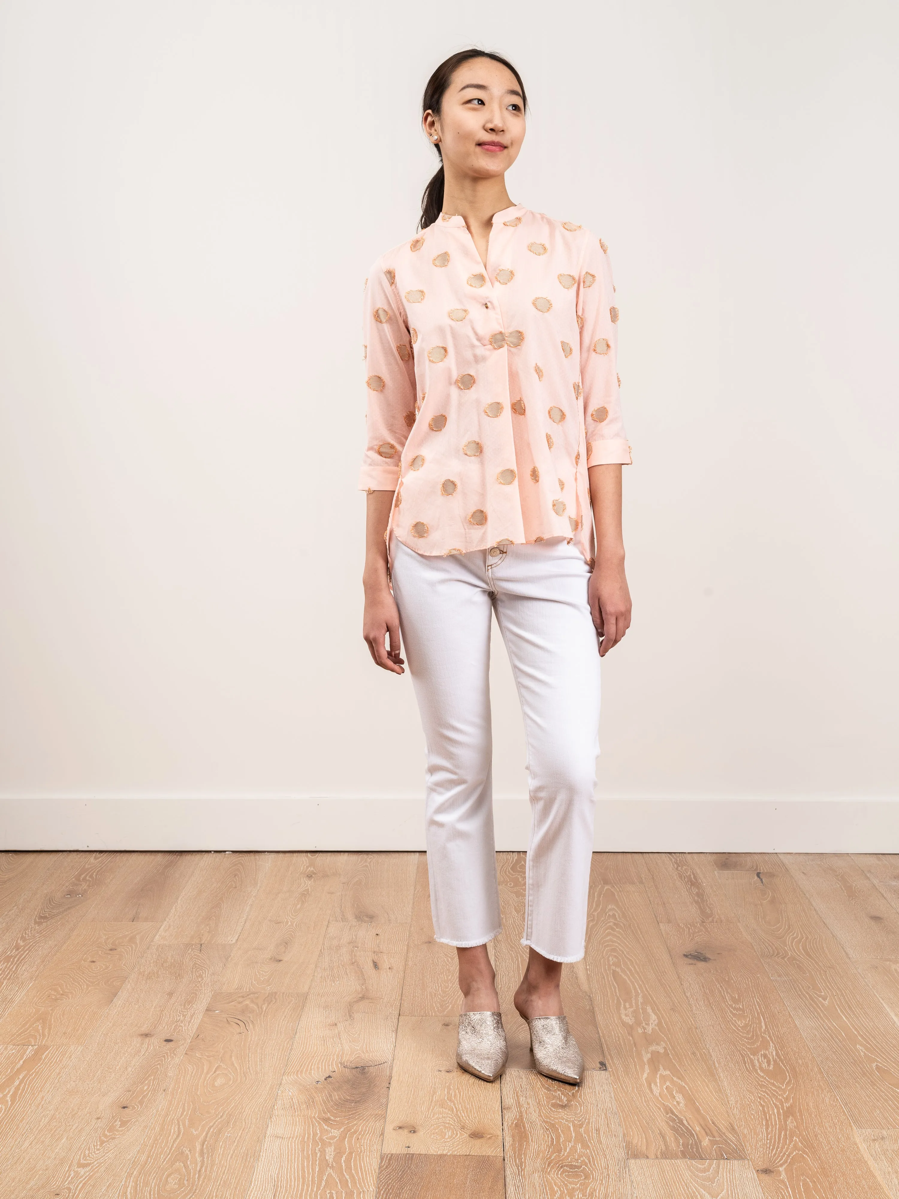 polka dot top