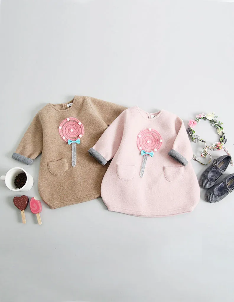 Pom-Pom Lollipop Tunic Tan