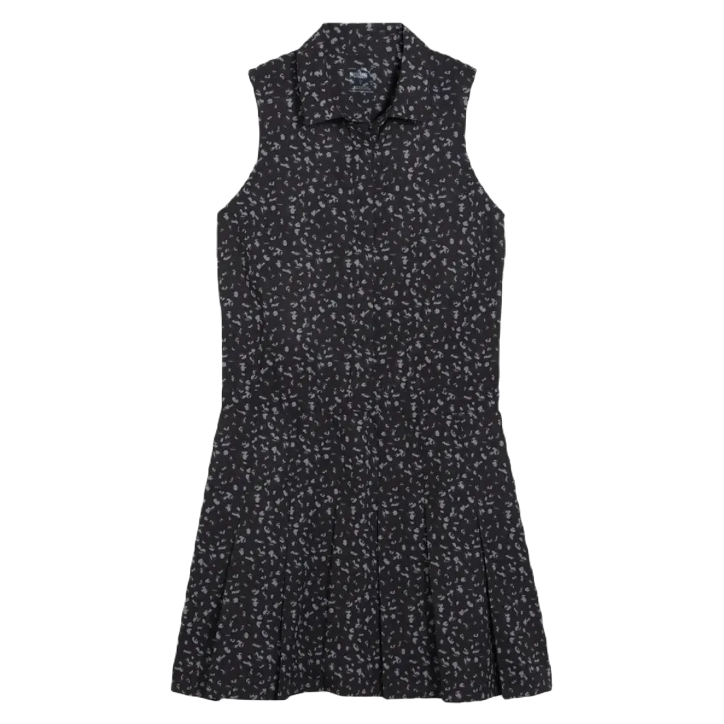 Puma Ladies Leopard Pleated Golf Dress