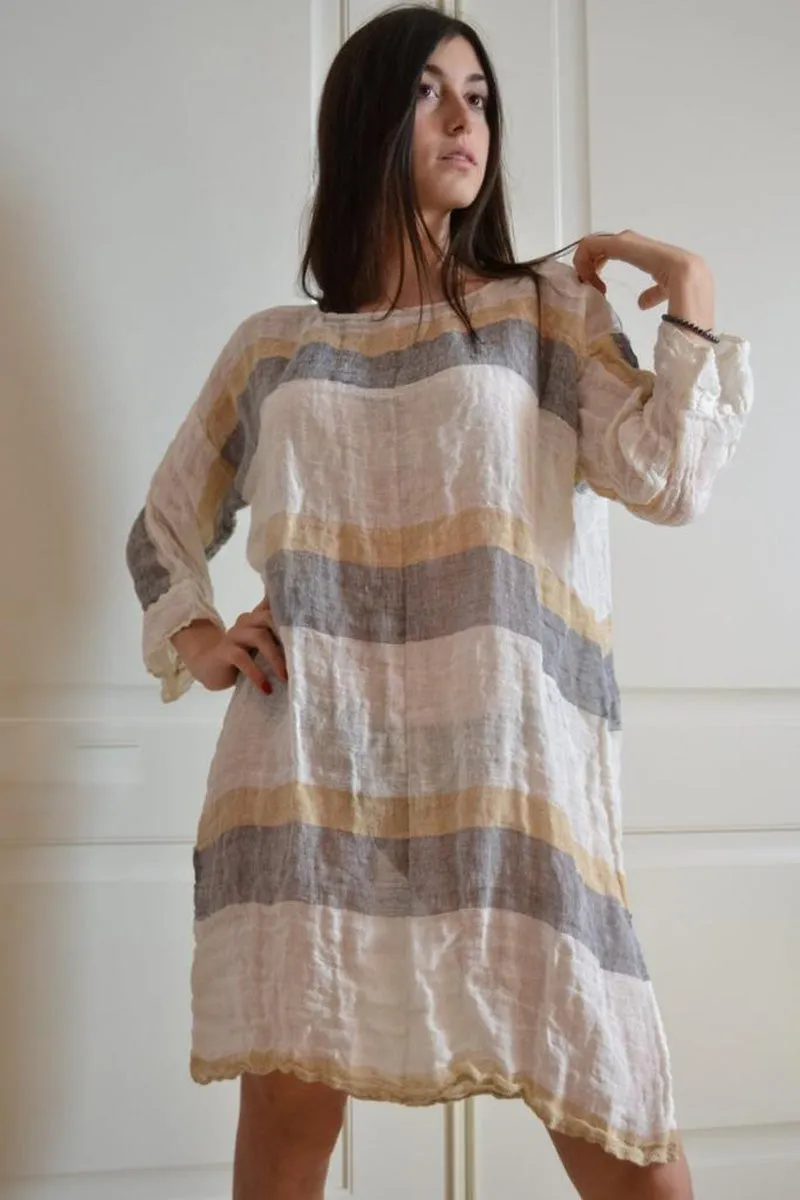 Pure Italian Linen Positano Tunic