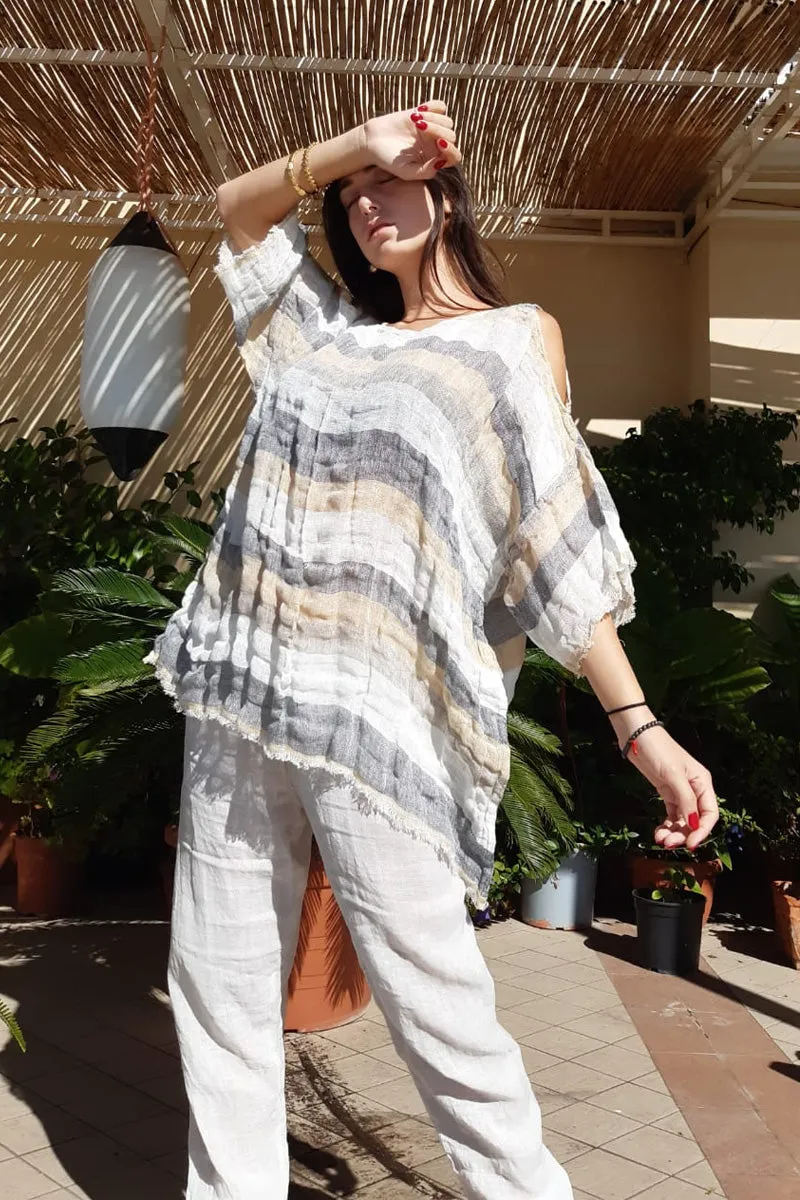 Pure Italian Linen Positano Tunic
