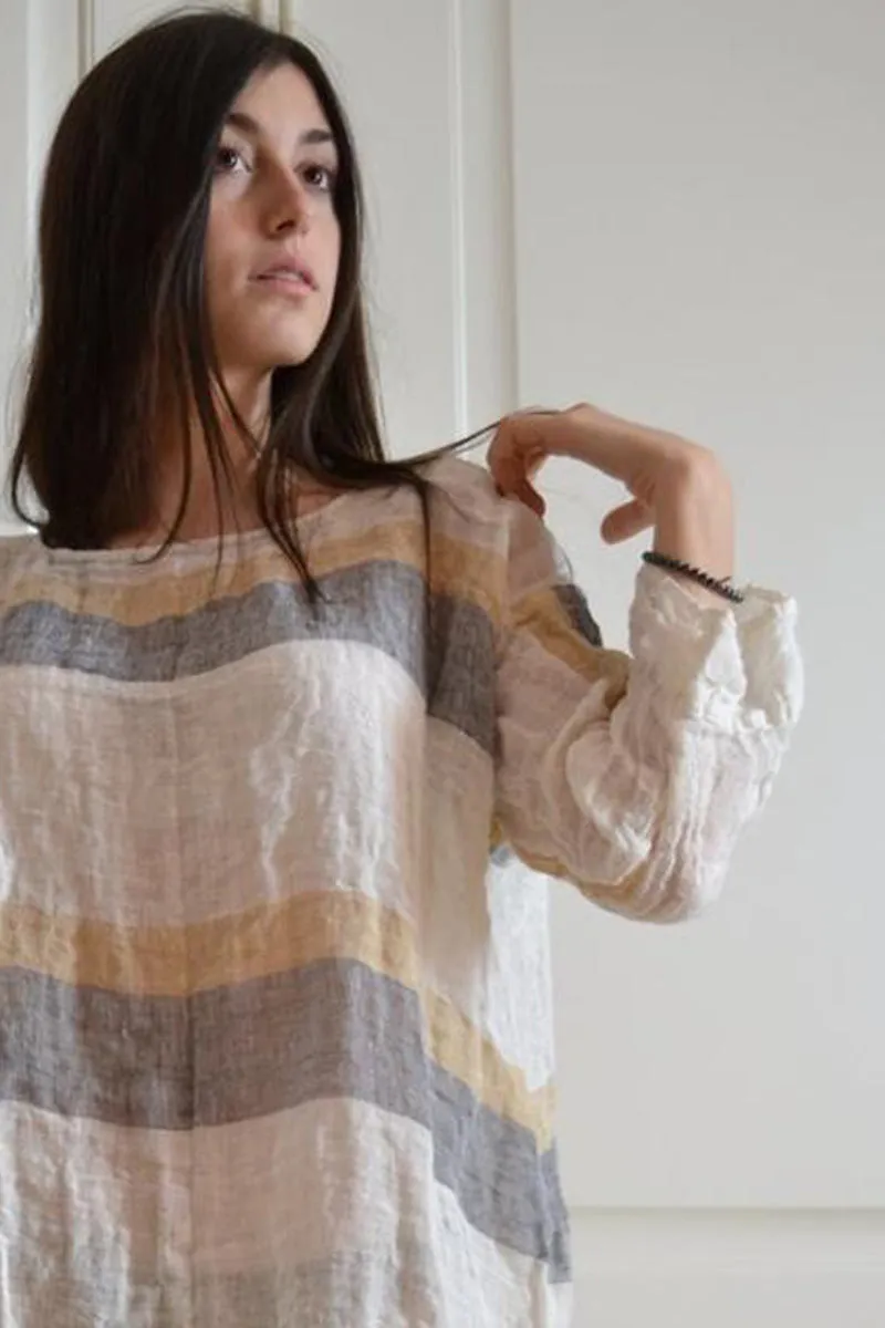 Pure Italian Linen Positano Tunic