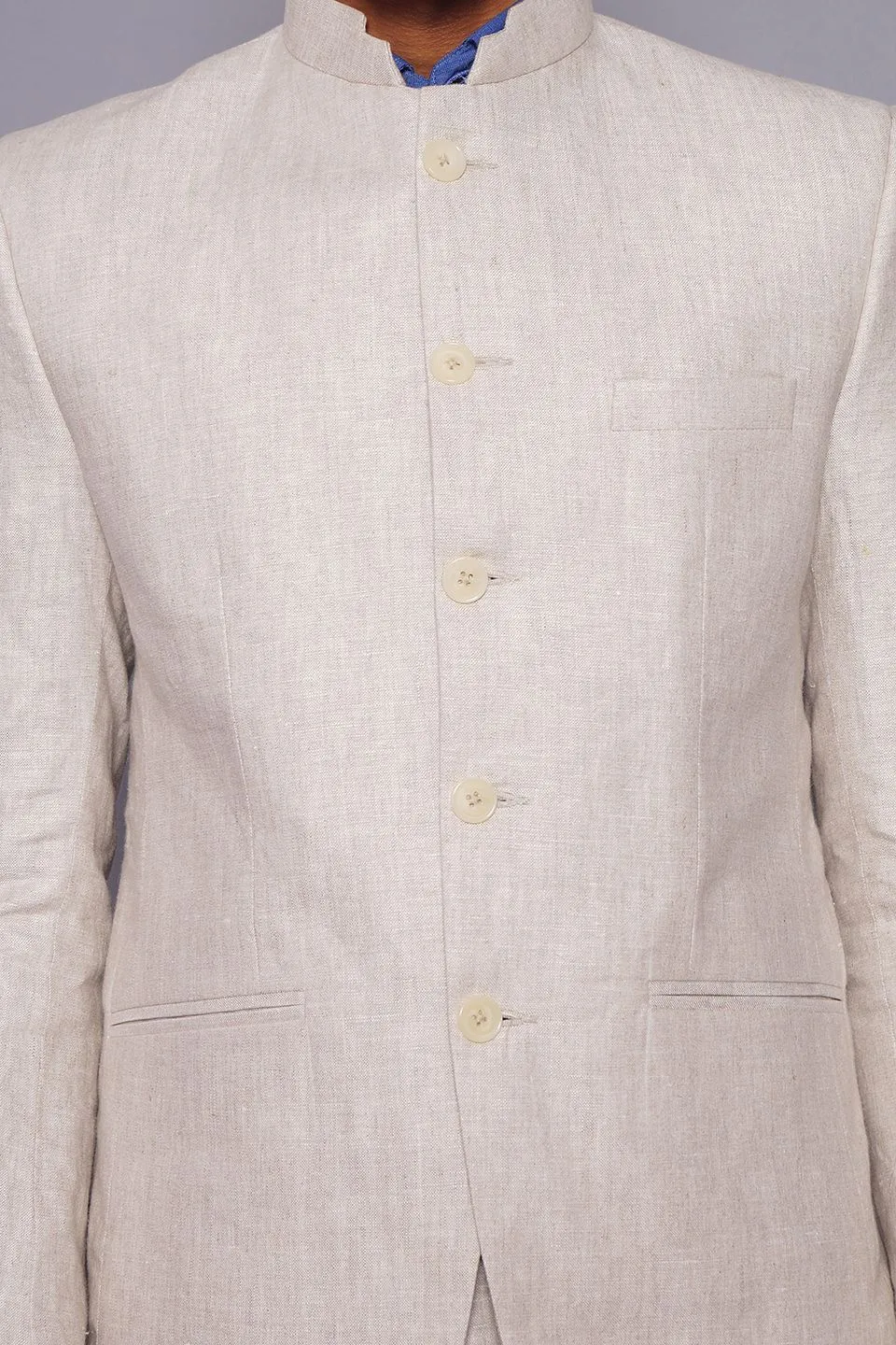 Pure Linen Natural Suit