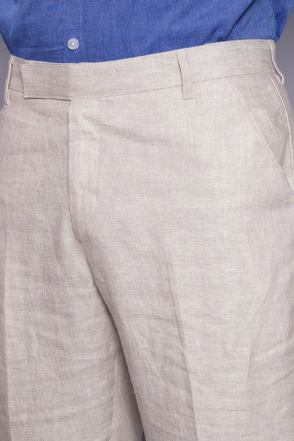 Pure Linen Natural Suit