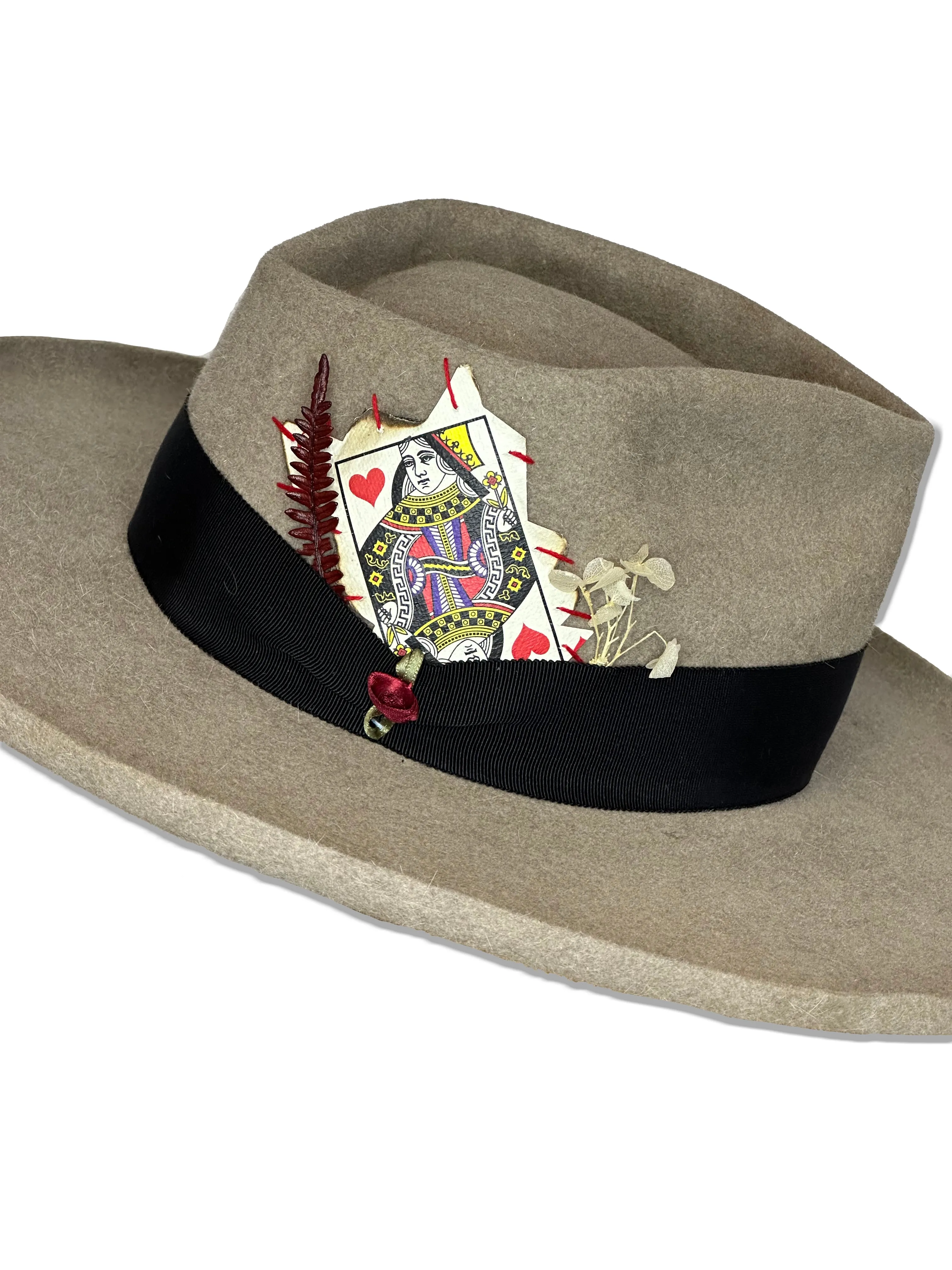 "Flowery Branch" Fur Felt Hat