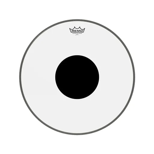 Remo CS-0318-10 18inch Batter Controlled Sound Clear Black Dot Top Drum Head