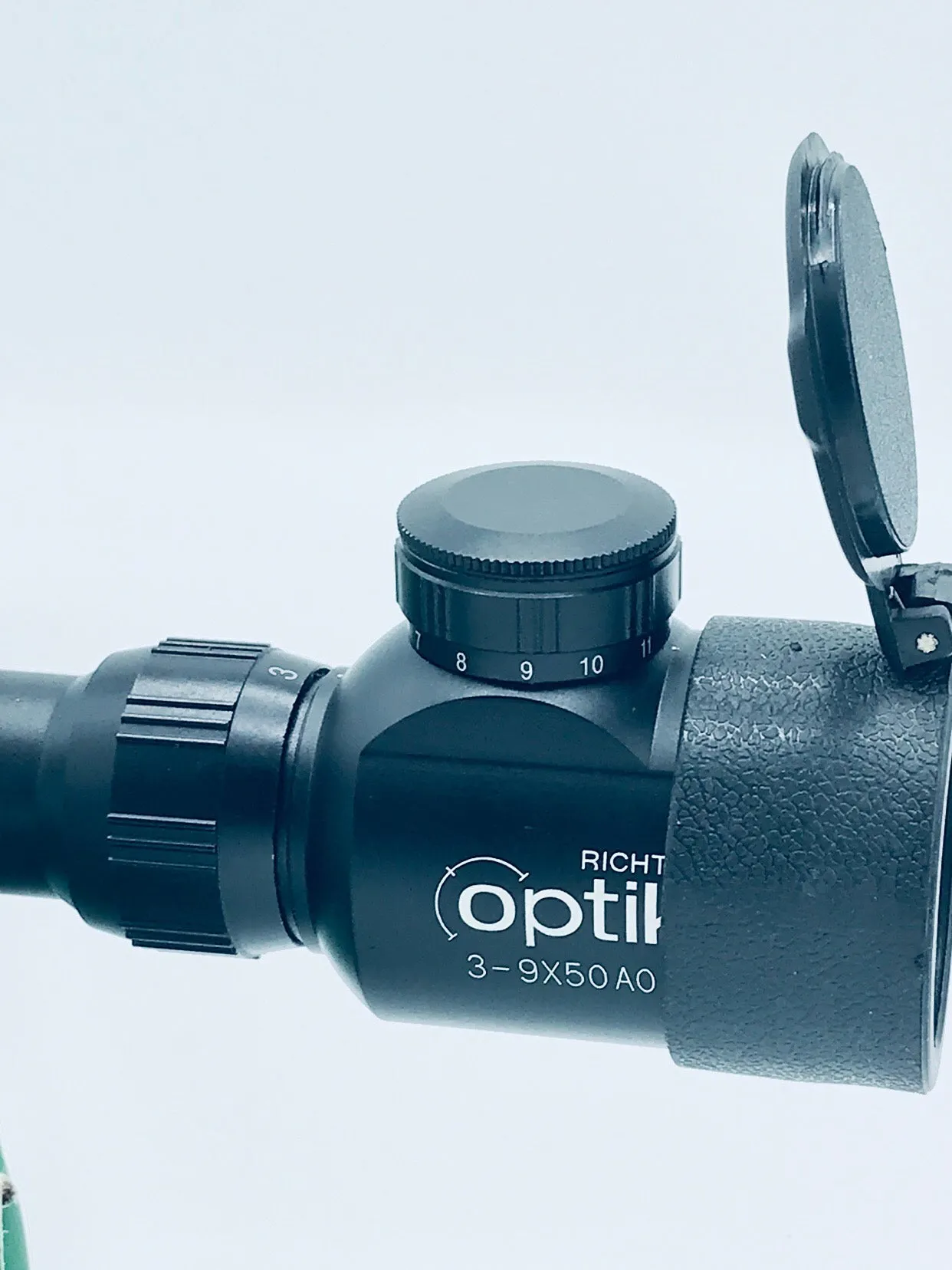 Richter Optik 3-9x50 AOE - QO9 Mil Dot Dynamic Zoom Airgun Scope - Illuminated