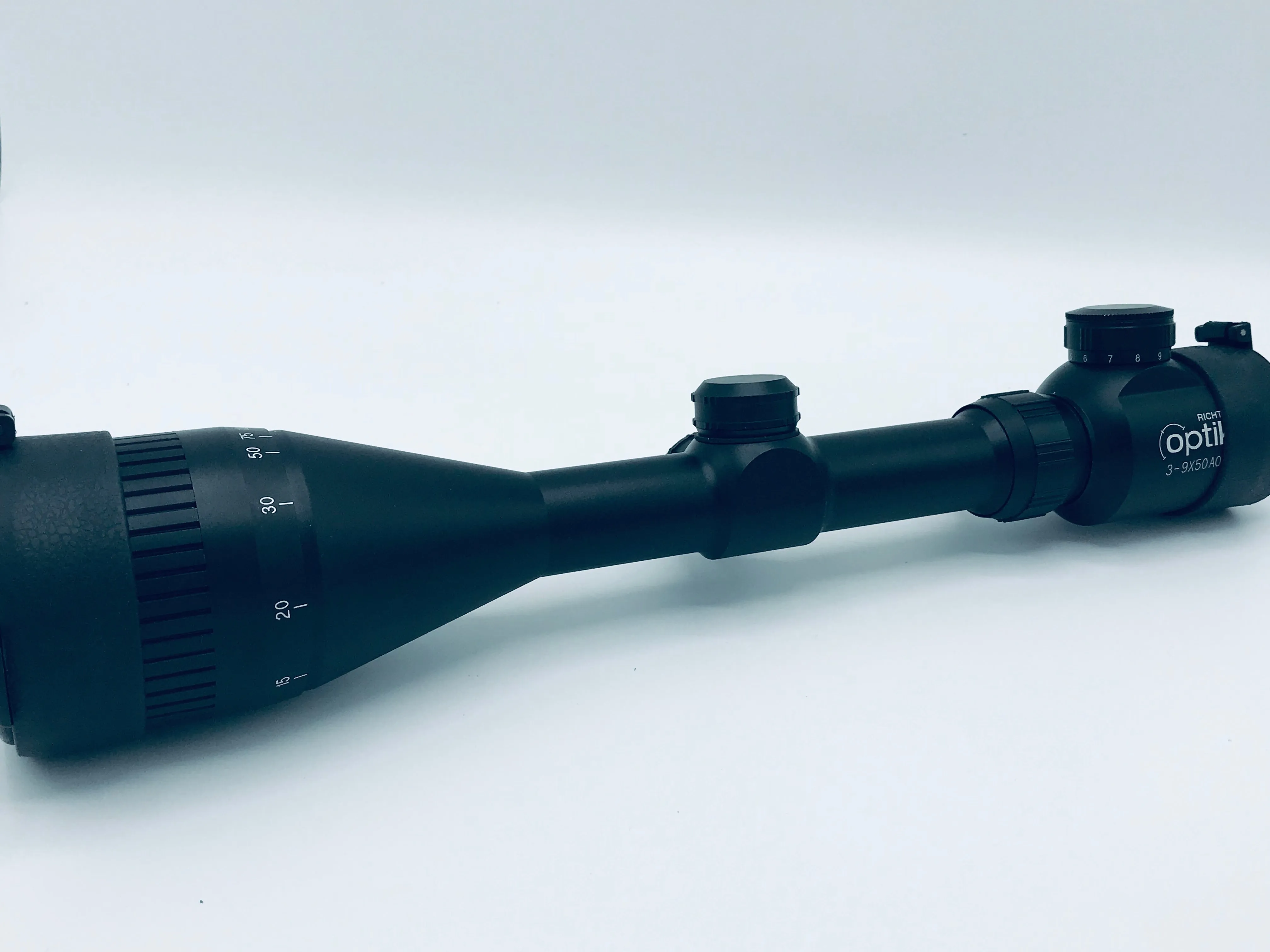 Richter Optik 3-9x50 AOE - QO9 Mil Dot Dynamic Zoom Airgun Scope - Illuminated