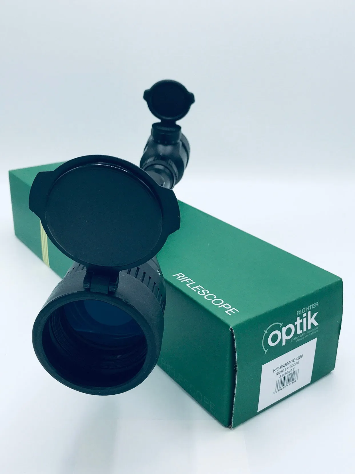 Richter Optik 3-9x50 AOE - QO9 Mil Dot Dynamic Zoom Airgun Scope - Illuminated